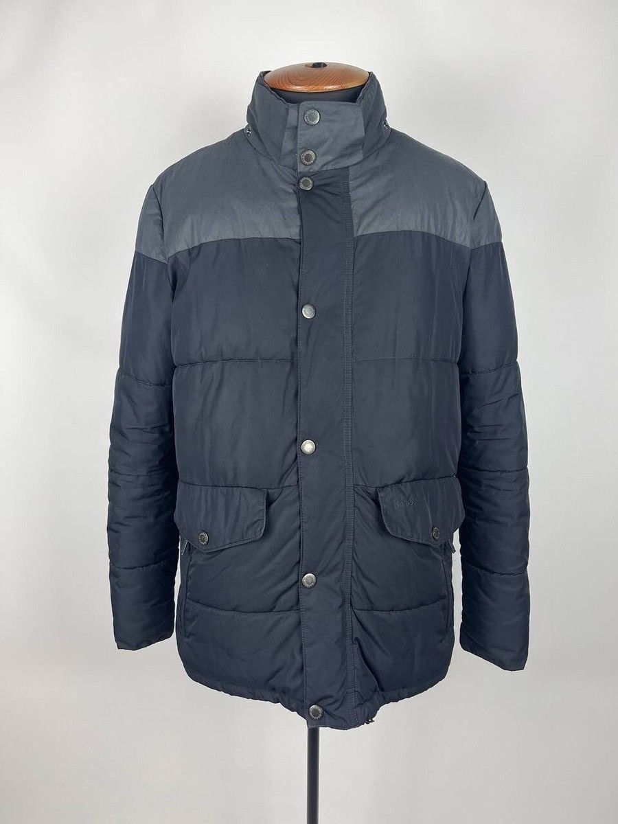 Barbour × Vintage Men's Barbour Cromer Jacket Fibre Black Wax Elements Jacket Size US L / EU 52-54 / 3 - 1 Thumbnail