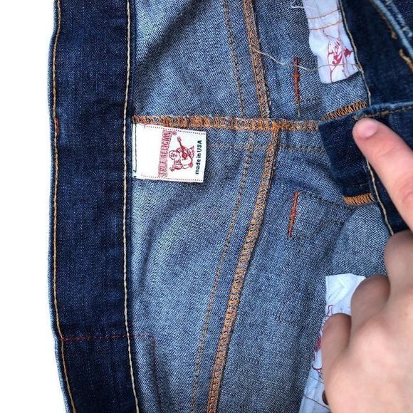 True Religion True Religion Embroidered Jeans Shorts Size 38 BOBBY Blue Size US 38 / EU 54 - 11 Thumbnail