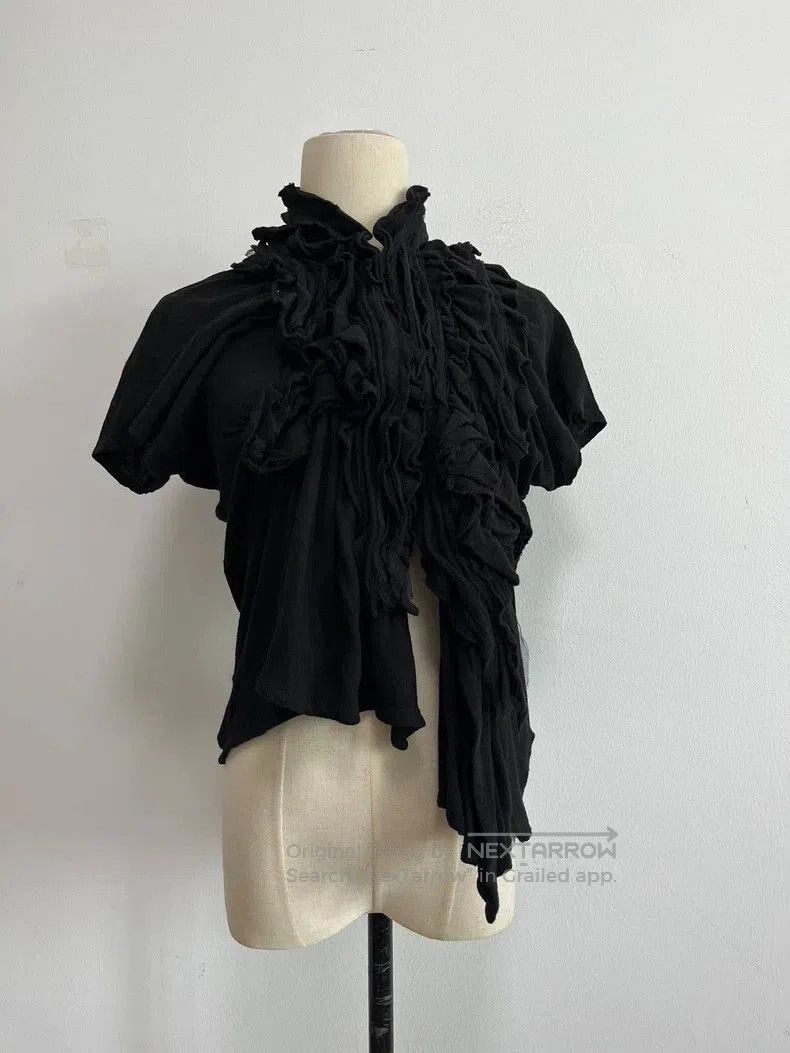 Comme des Garcons Comme des Garçons Tricot Asymmetric Black Top - dmc. Size US M / EU 48-50 / 2 - 1 Thumbnail