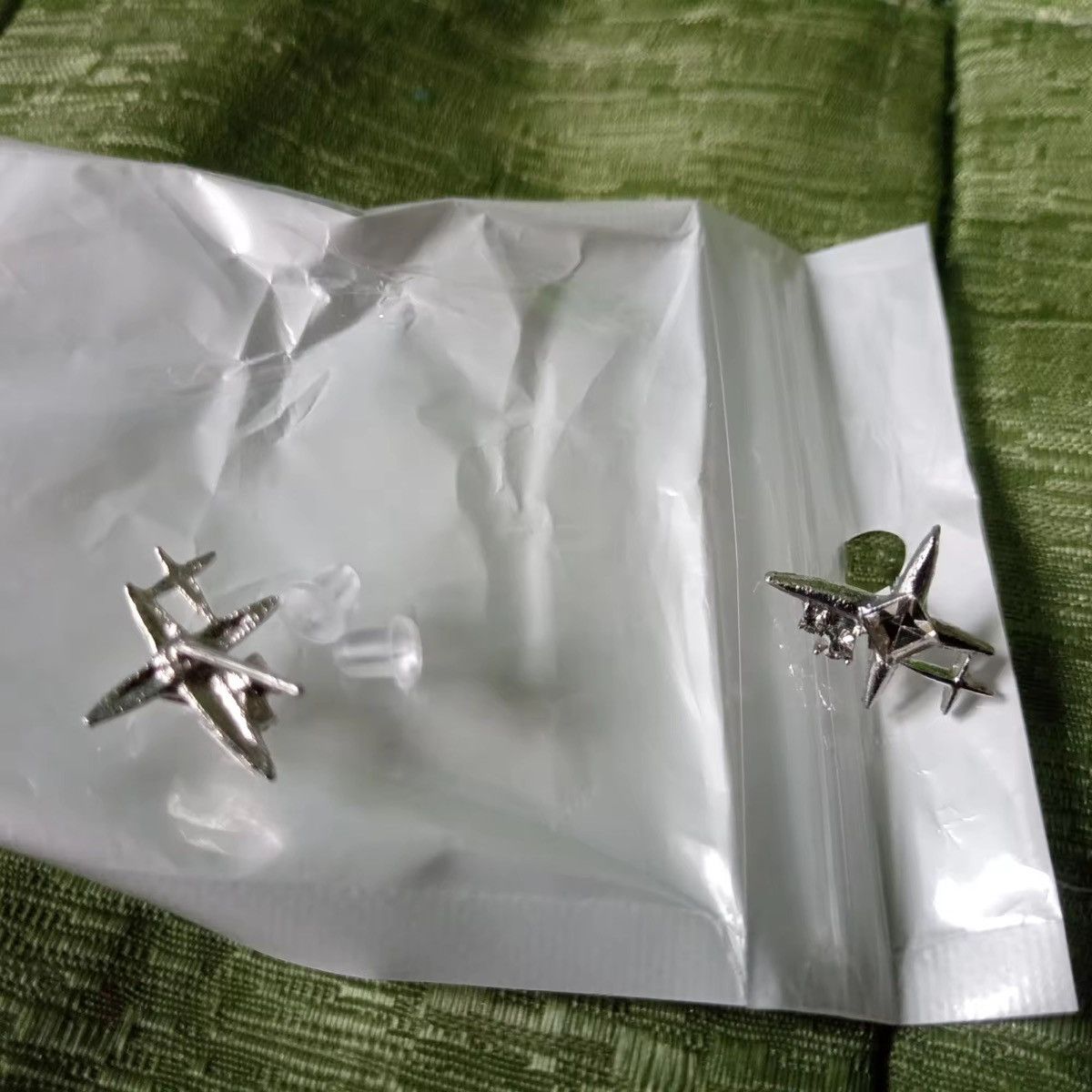 Jewelry Liquid Metal Cross Star Earrings Size ONE SIZE - 7 Thumbnail