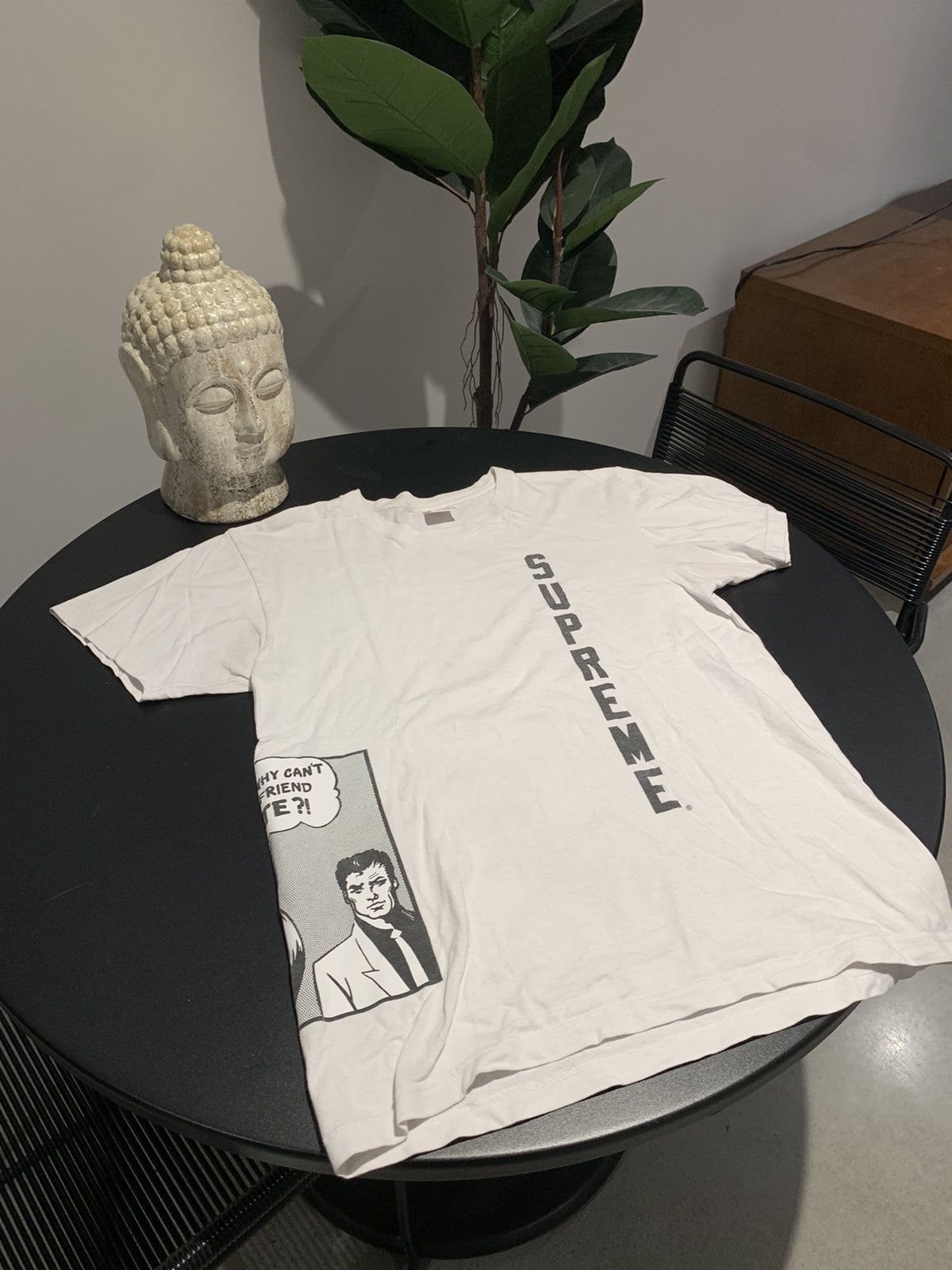 Supreme × Thrasher supreme x trasher white boyfriend tee Size US M / EU 48-50 / 2 - 1 Thumbnail
