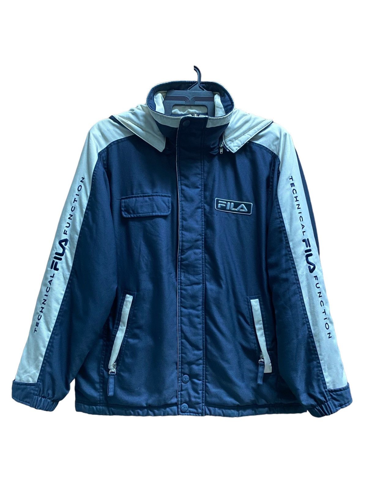 Fila × Vintage FILA Technical Function Jacket hoodie Size US XL / EU 56 / 4 - 1 Thumbnail