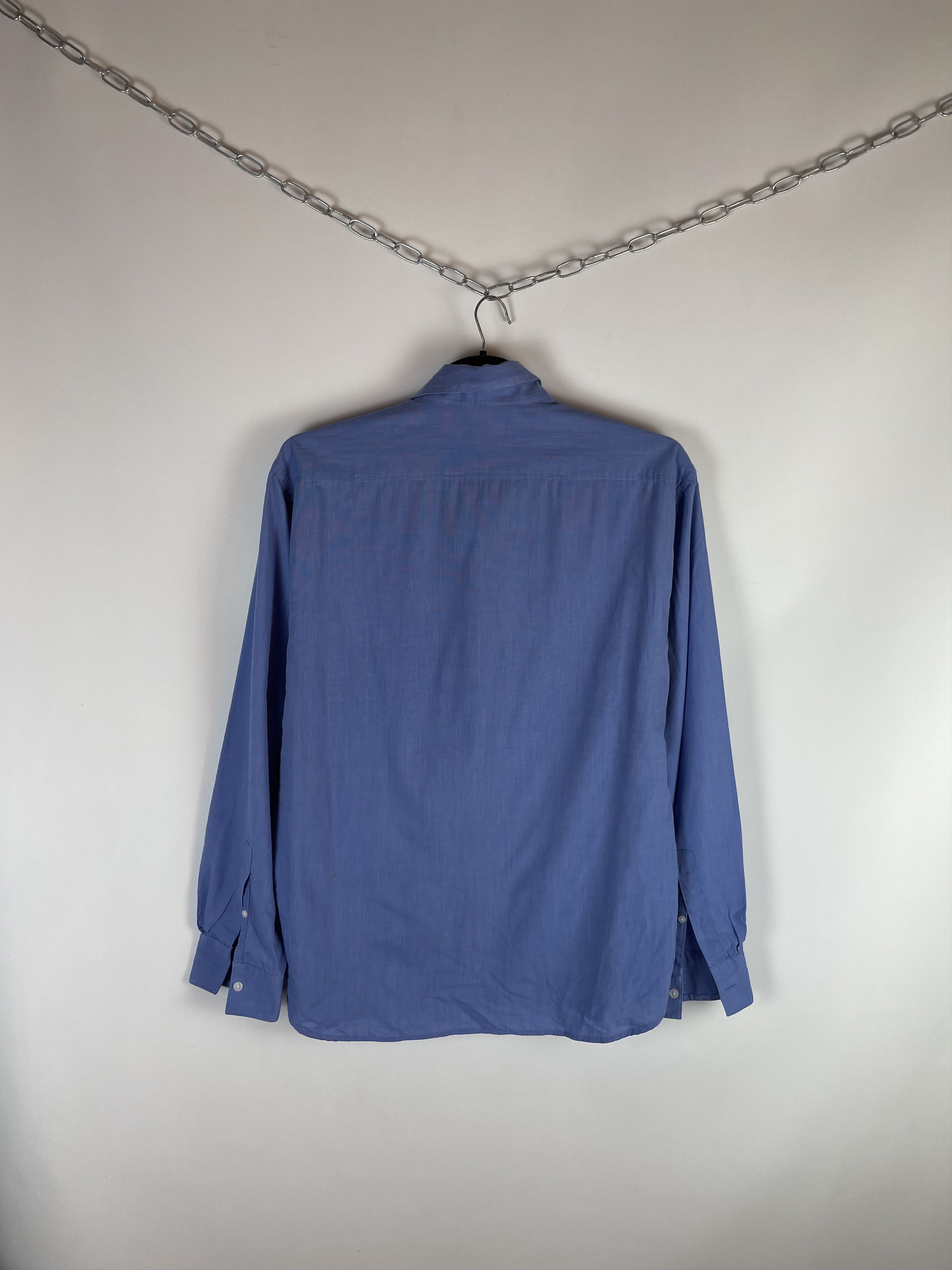 Vintage × Yves Saint Laurent Vintage YvesSaintLaurent Ysl Pour Homme Button Up Shirt Size US XL / EU 56 / 4 - 9 Thumbnail