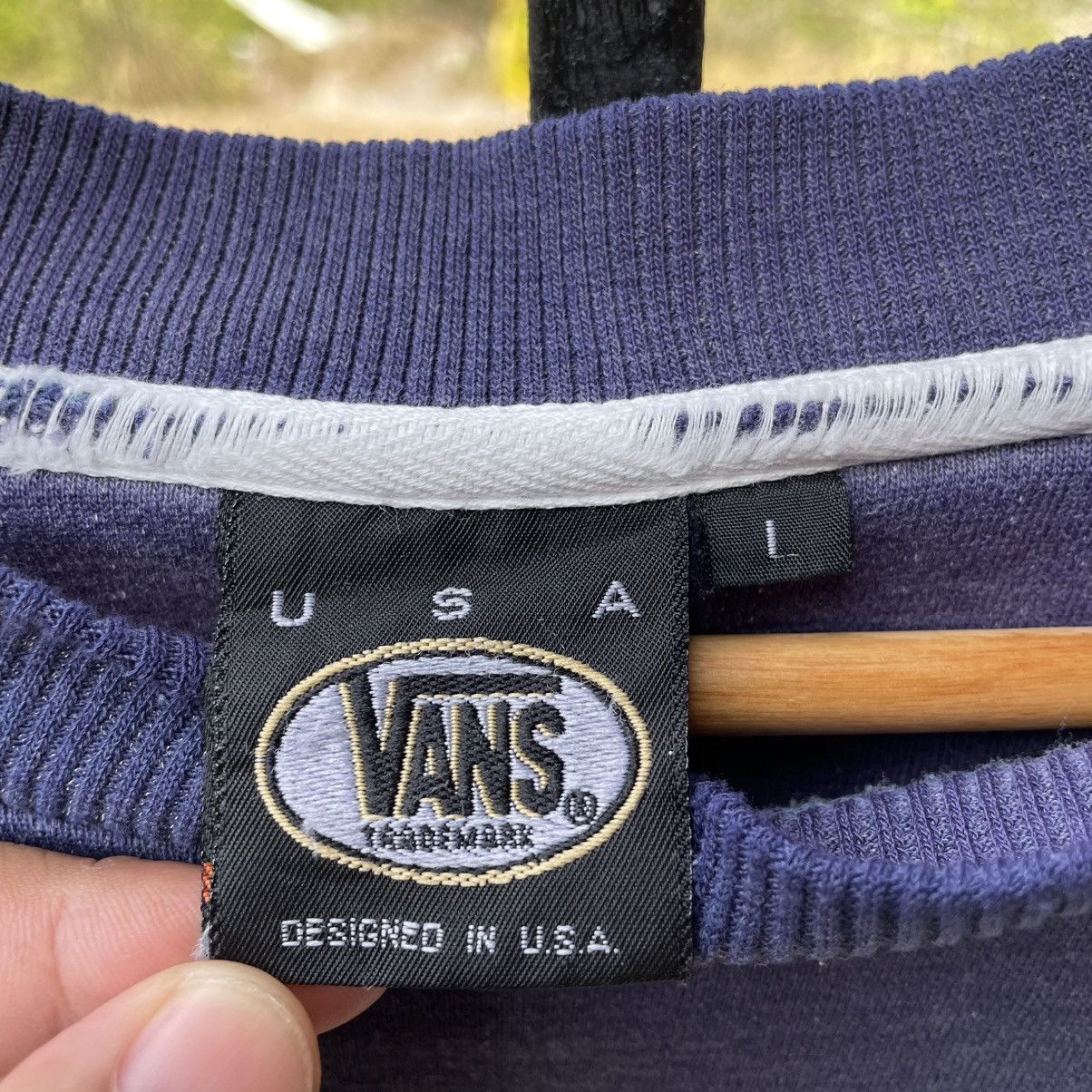 Vans 🔥Vintage 90s Vans Skateboard Small Logo Striped Sweatshirts Size US M / EU 48-50 / 2 - 15 Thumbnail