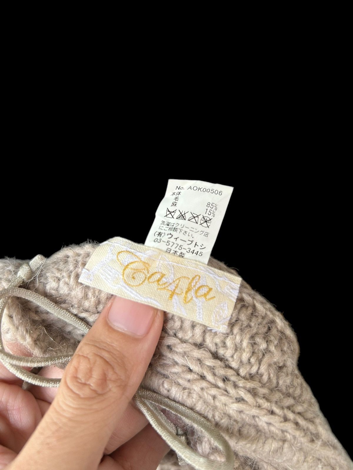 Japanese Brand × Kapital × Vintage CA4LA MADE IN JAPAN knitt Hats Size ONE SIZE - 7 Thumbnail