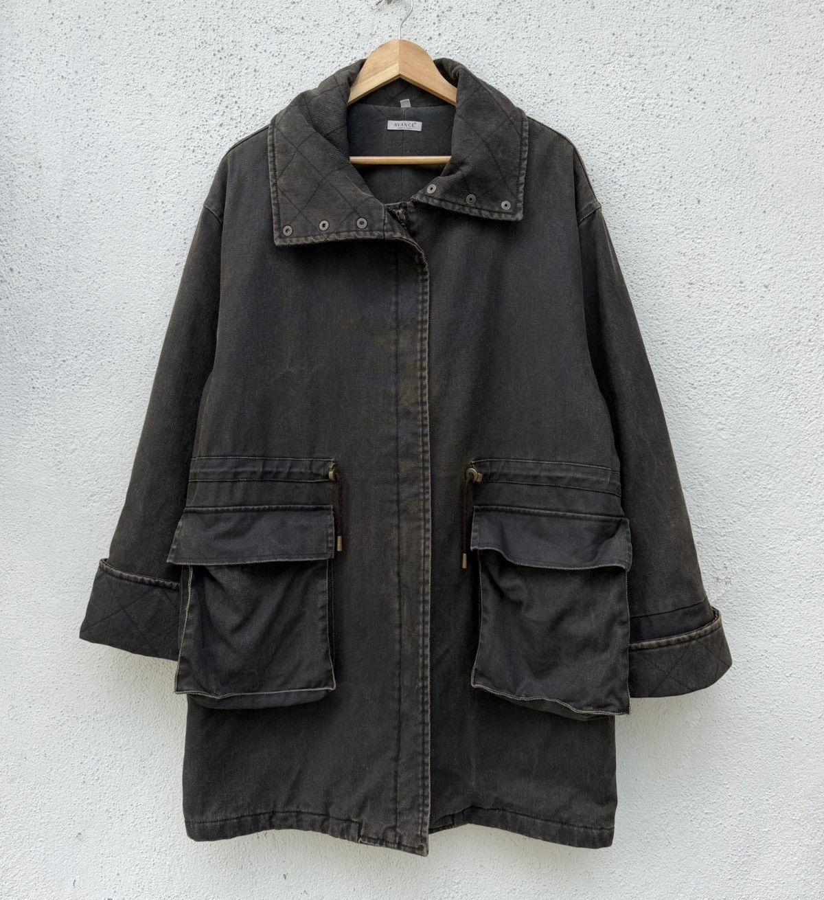 Vintage Avance Vintage Faded Jacket Oversized Workwear Made In Italy Size US XL / EU 56 / 4 - 1 Thumbnail