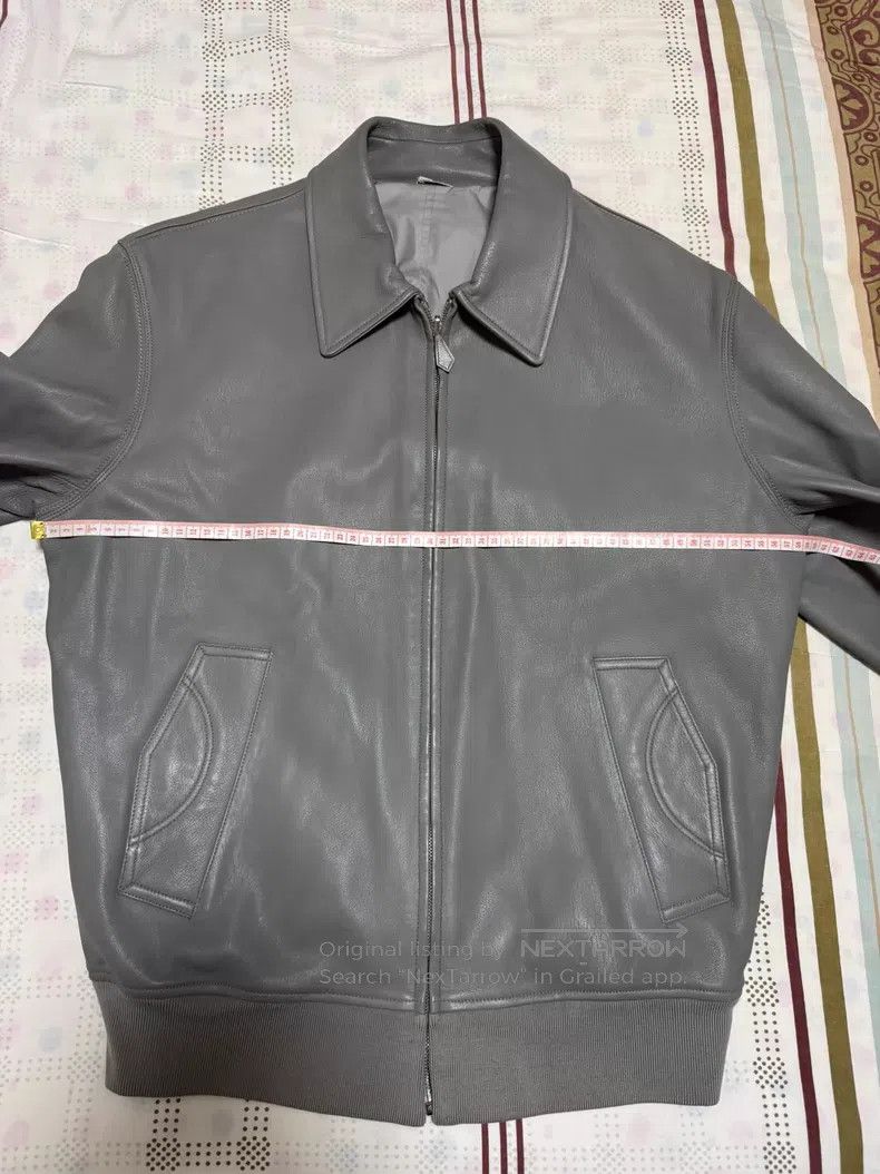 Hermes Hermes Sheepskin Leather Jacket, Elephant Grey, Sophistica Size US L / EU 52-54 / 3 - 4 Thumbnail