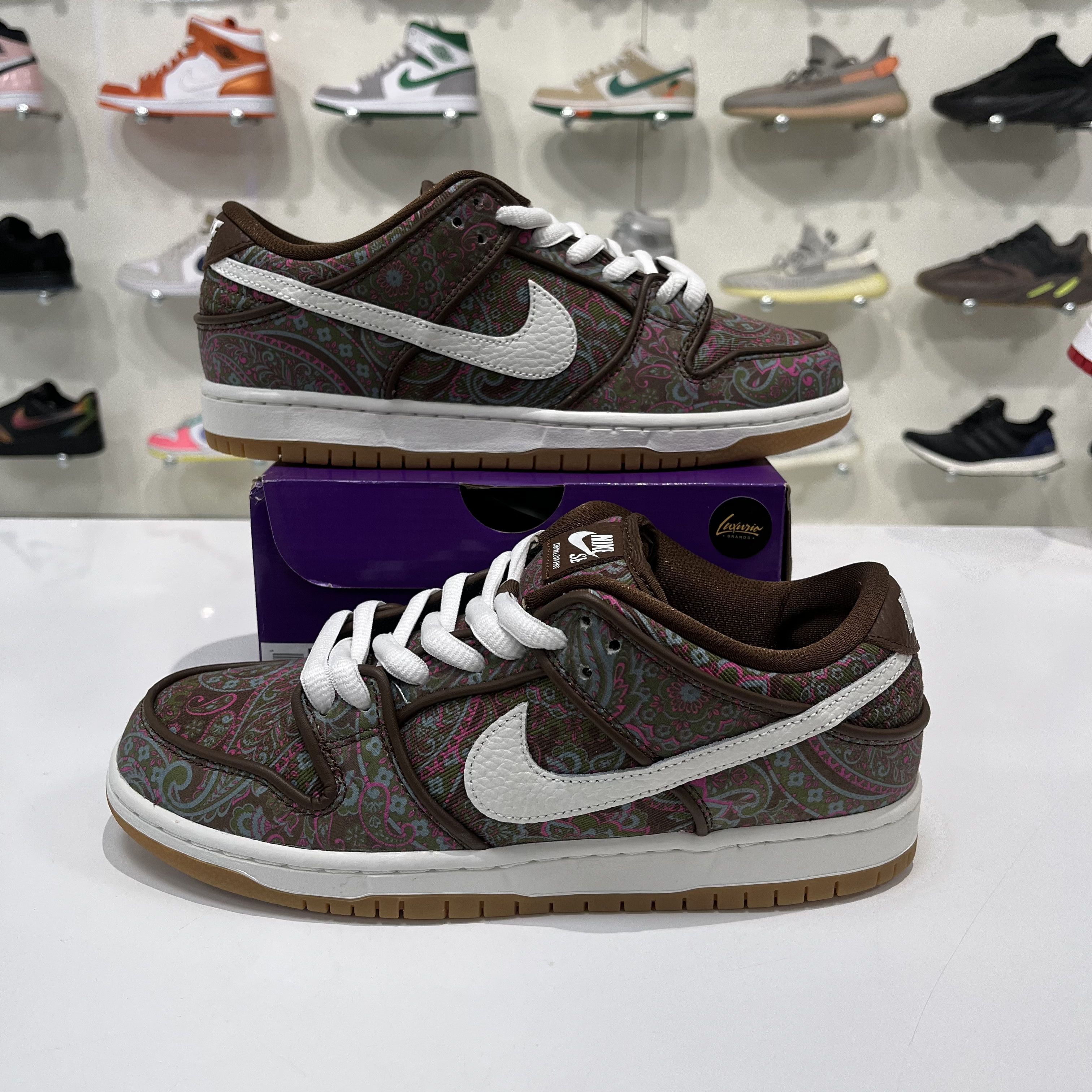 Nike Nike SB Dunk Low Pro Paisley Brown Size US 8 / EU 41 - 1 Thumbnail