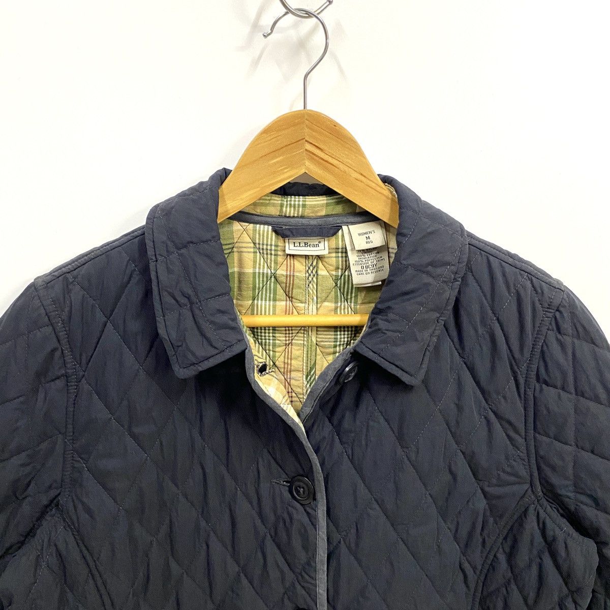 L.L. Bean Vintage LL Bean Padded Diamond Quilted Coat Women Medium Size M / US 6-8 / IT 42-44 - 3 Thumbnail