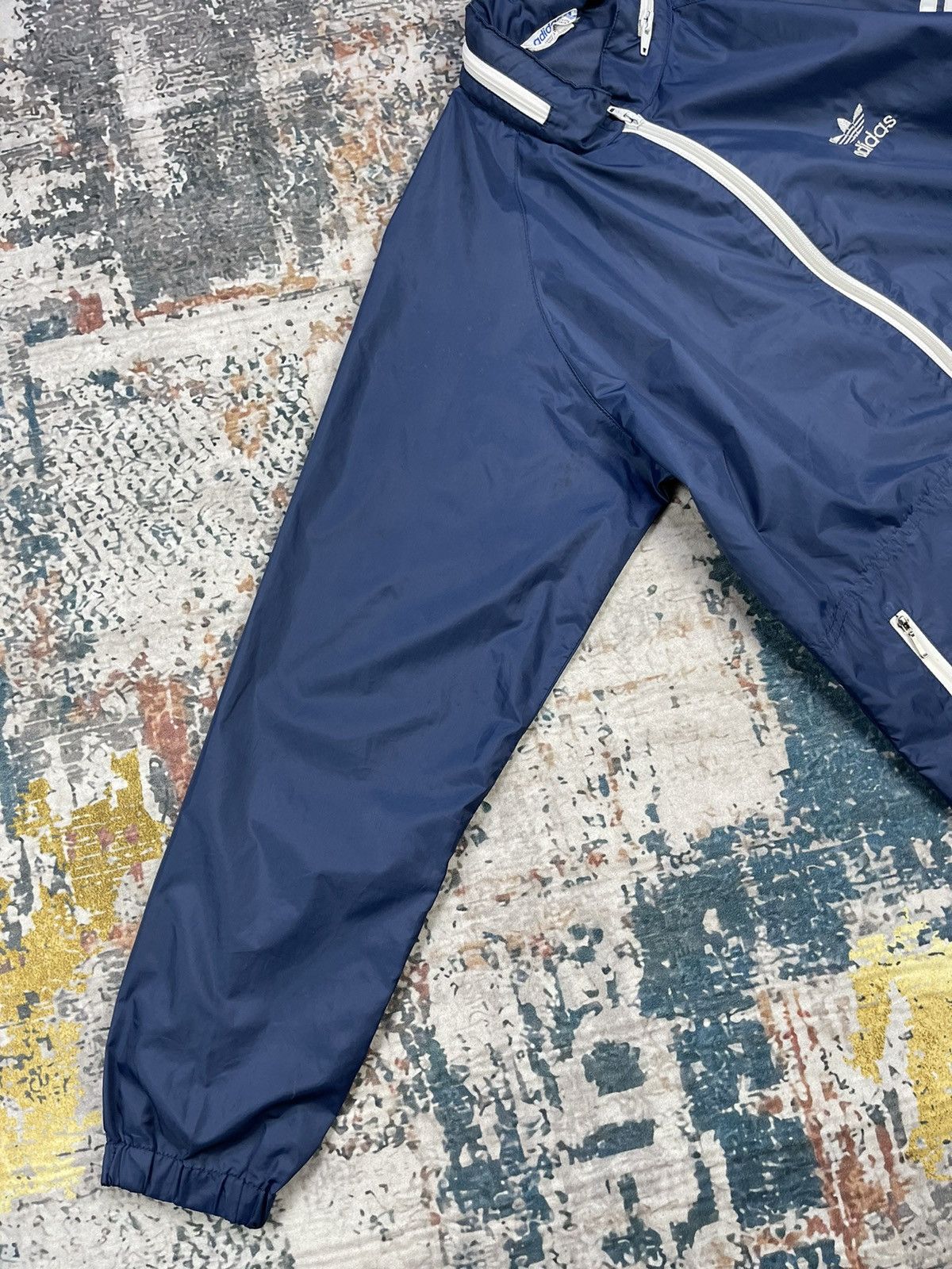 Adidas Vintage Adidas Trifoil Striped Lightweight Windbreaker’s Size US S / EU 44-46 / 1 - 4 Thumbnail
