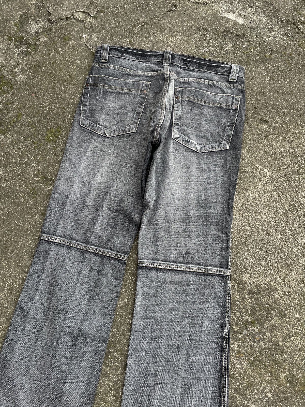 Affliction × Vintage Crazy Vintage Y2K Baggy Cross Jeans Opium Wide Leg Skater Size US 34 / EU 50 - 8 Thumbnail