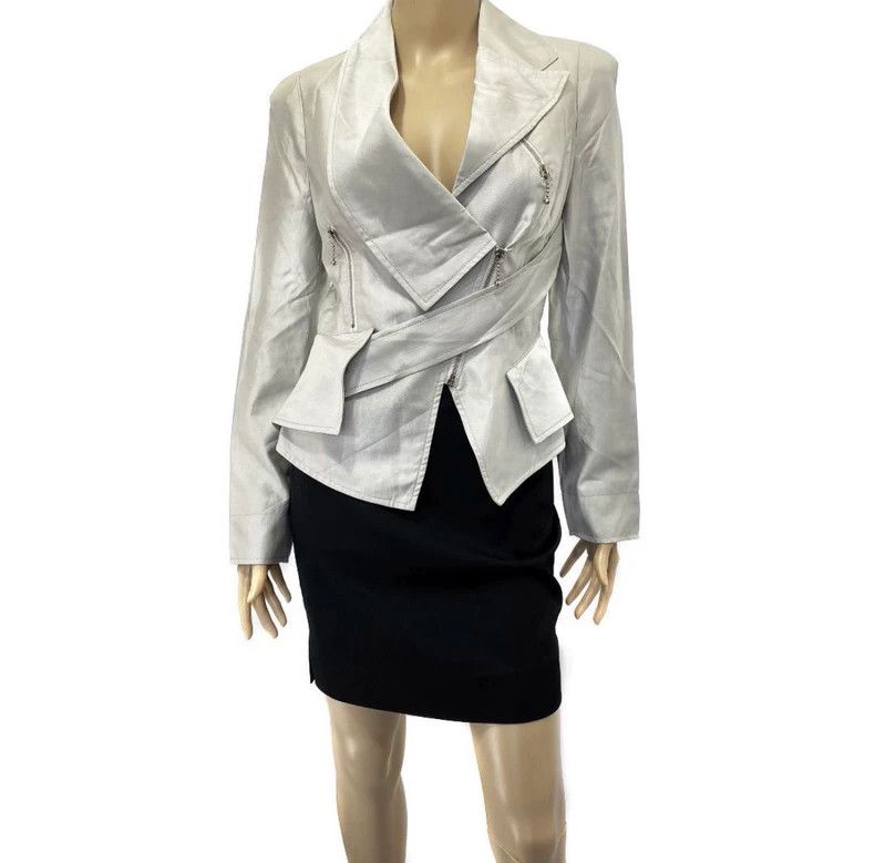 Vivienne Westwood Vivienne Westwood Silver gray deconstructed stand collar c Size M / US 6-8 / IT 42-44 - 1 Thumbnail