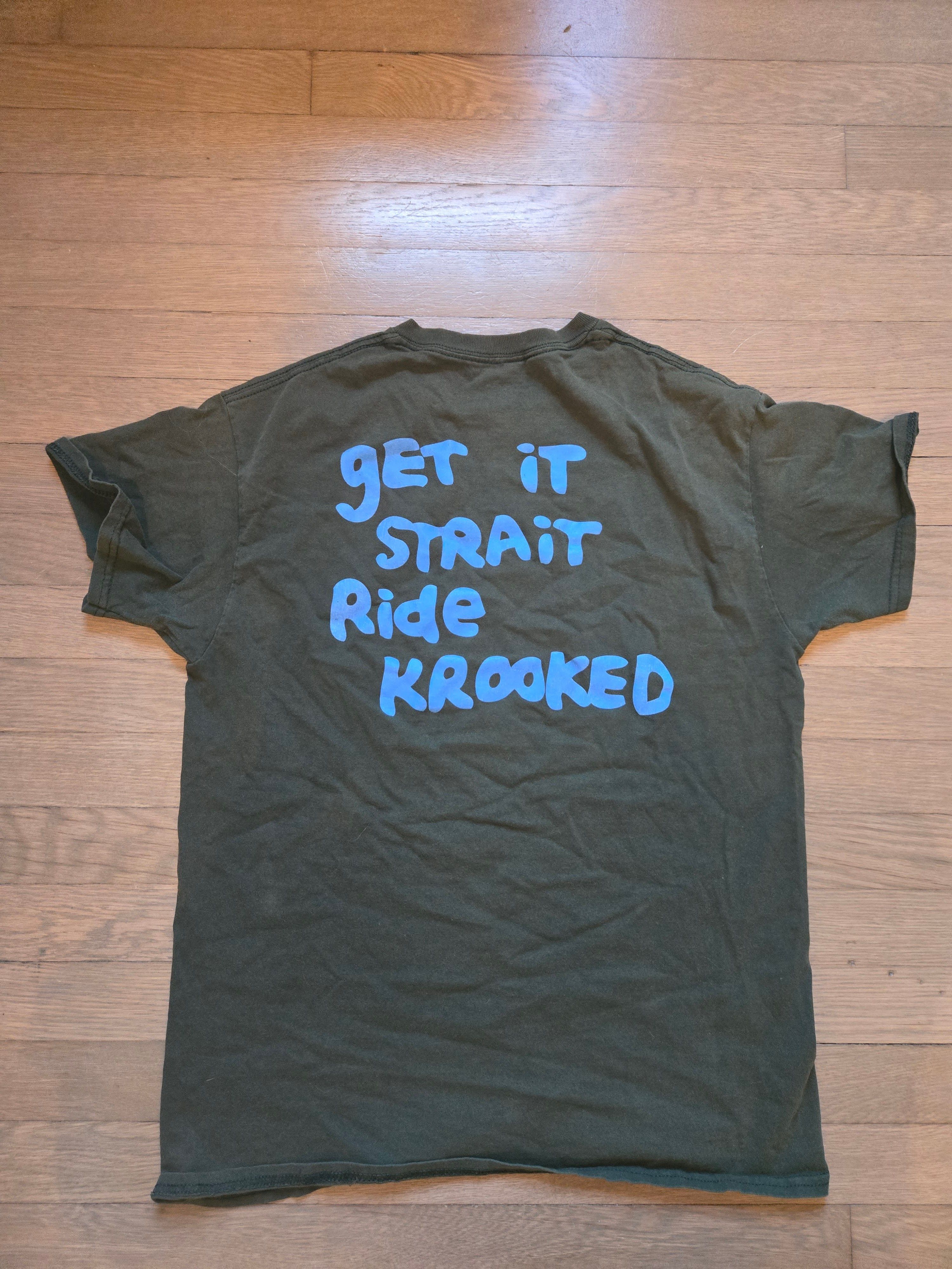 Krooked Krooked Green Tee Size US M / EU 48-50 / 2 - 2 Thumbnail