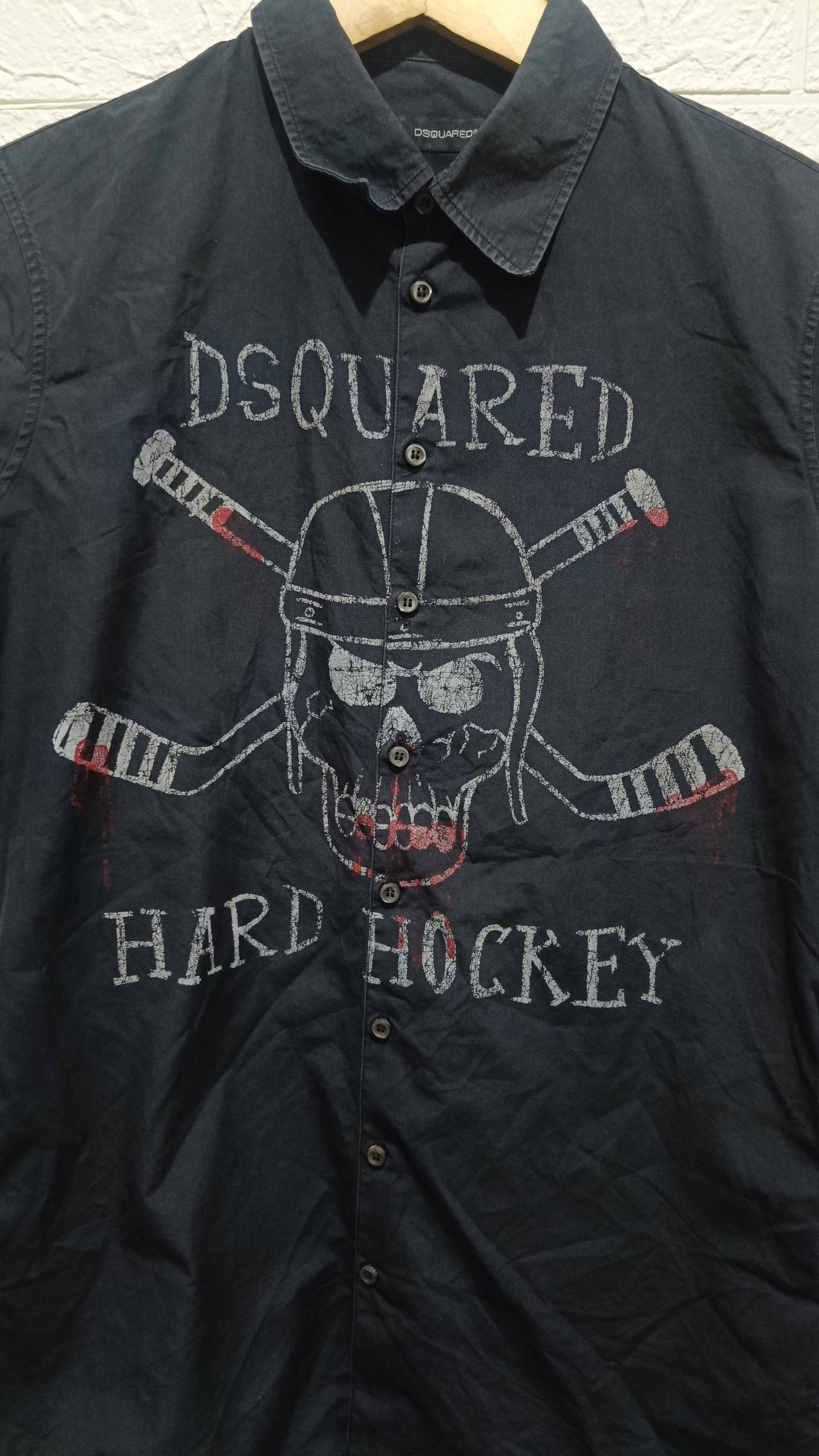 Dsquared2 DsQuared hard hockey shirt button up Size US S / EU 44-46 / 1 - 3 Thumbnail