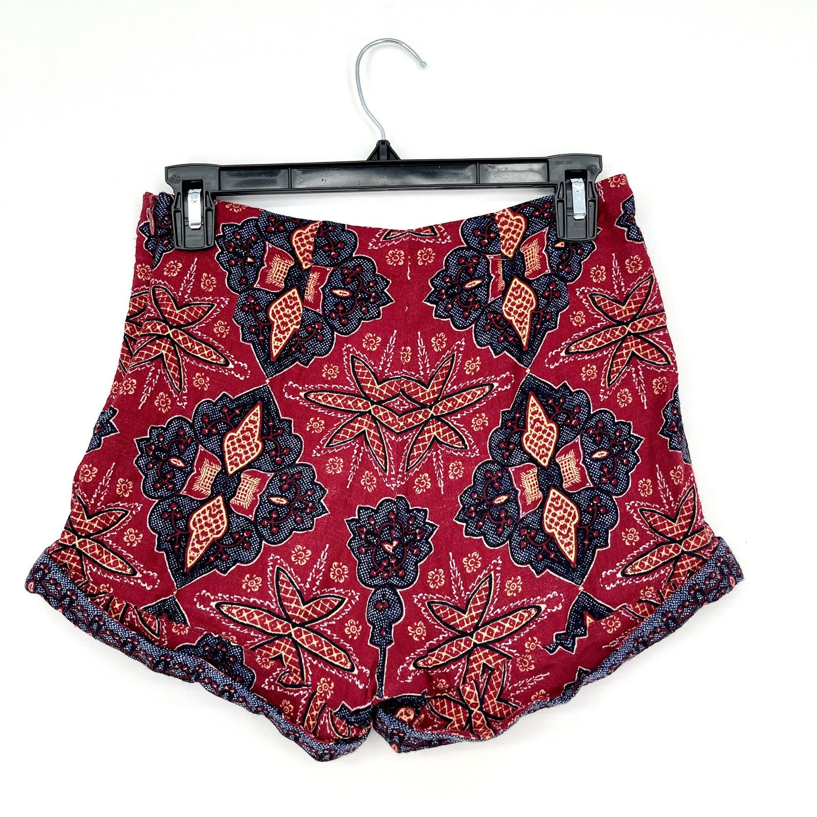 Free People Free People Dahlia Dreams Printed High-Waisted Shorts Size 0 Size 25" / US 0 / IT 36 - 4 Thumbnail