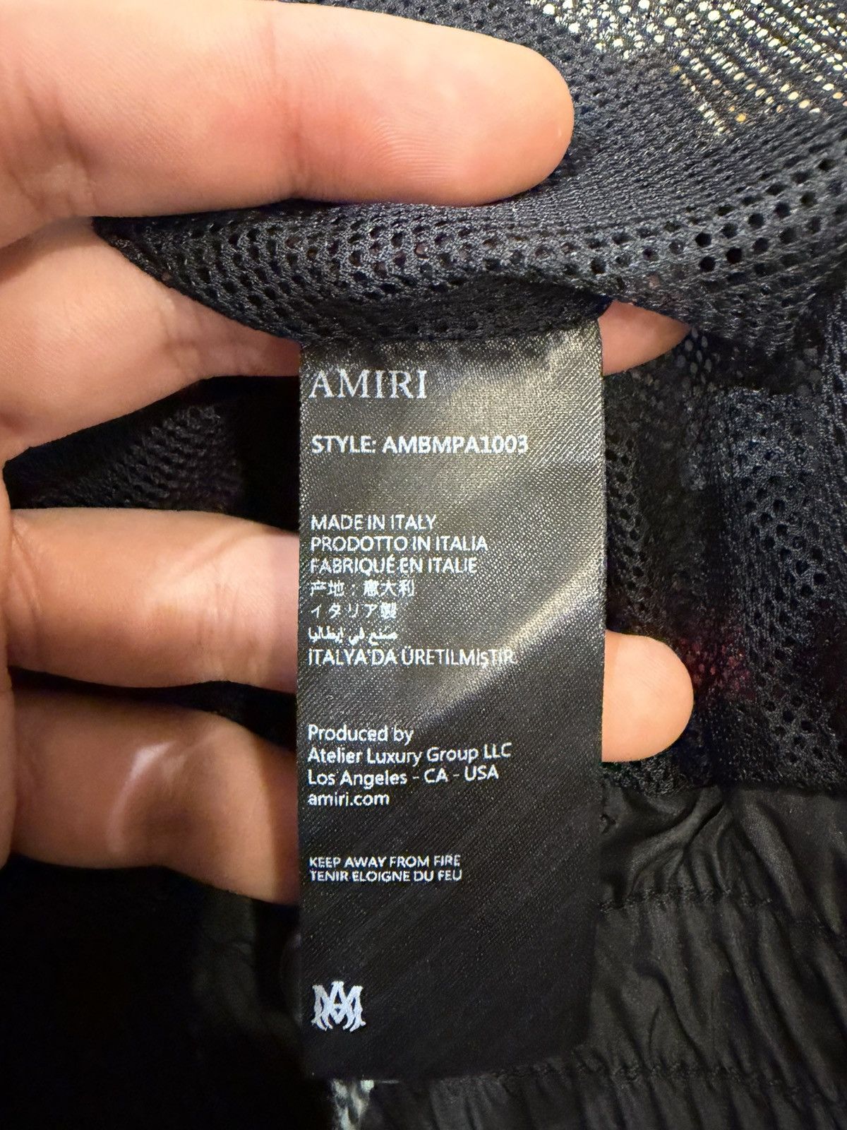 Amiri Amiri Embroidered Star Striped Shell Nylon Pants Size US 32 / EU 48 - 4 Thumbnail