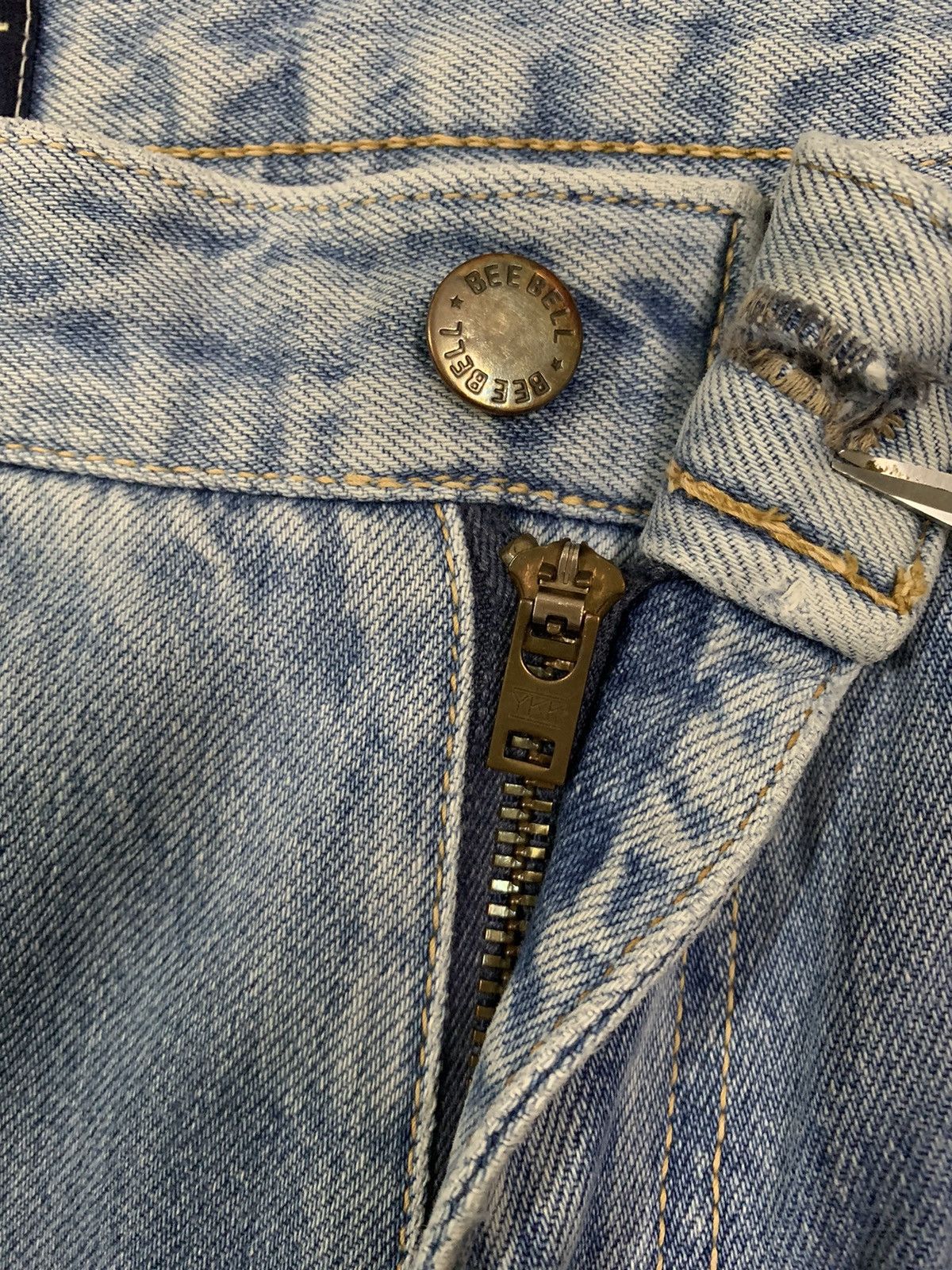Japanese Brand × Tornado Mart Vintage Japanese Brand Baggy Flare Bootcut Frayed Leg Jeans Size US 30 / EU 46 - 4 Thumbnail