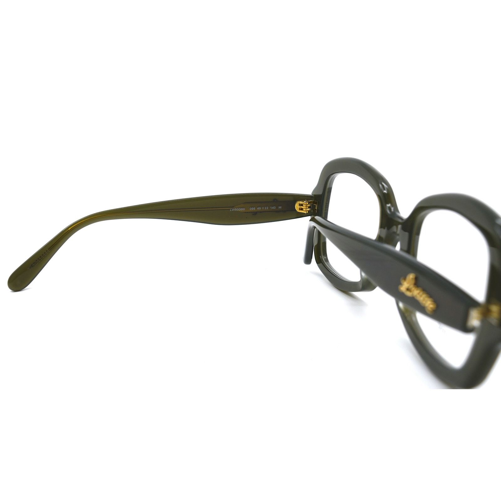 Loewe LOEWE LW450066I 096 Eyeglasses Green Acetate Frame Women Size ONE SIZE - 8 Thumbnail
