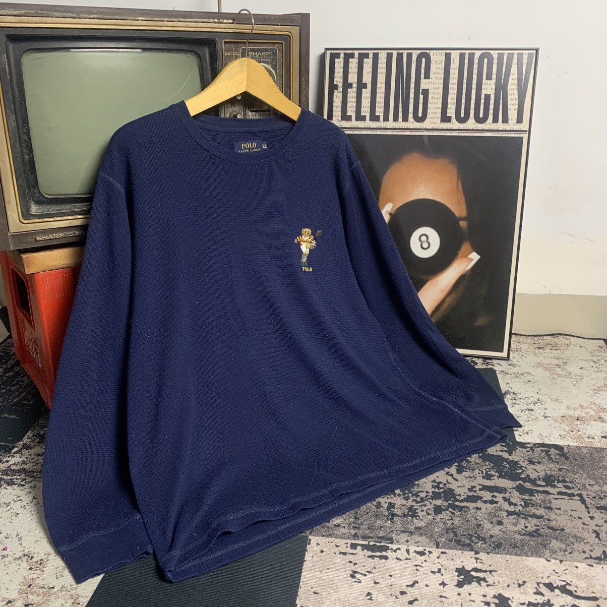 Polo Ralph Lauren Polo Ralph Lauren Waffle Long Sleeve Size US L / EU 52-54 / 3 - 1 Thumbnail