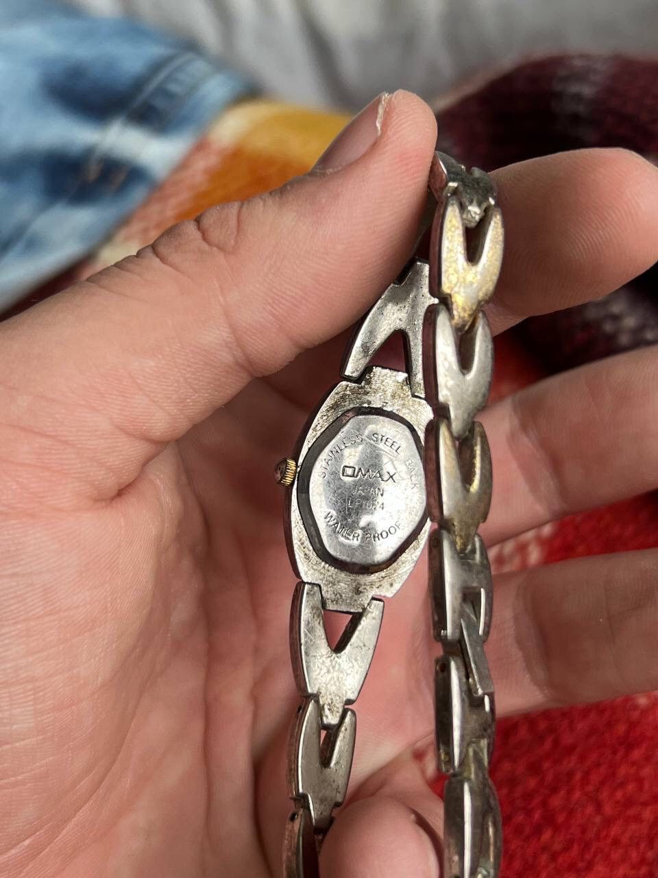 Vintage Japanese style futuristic Link Metal Watch Bracelet