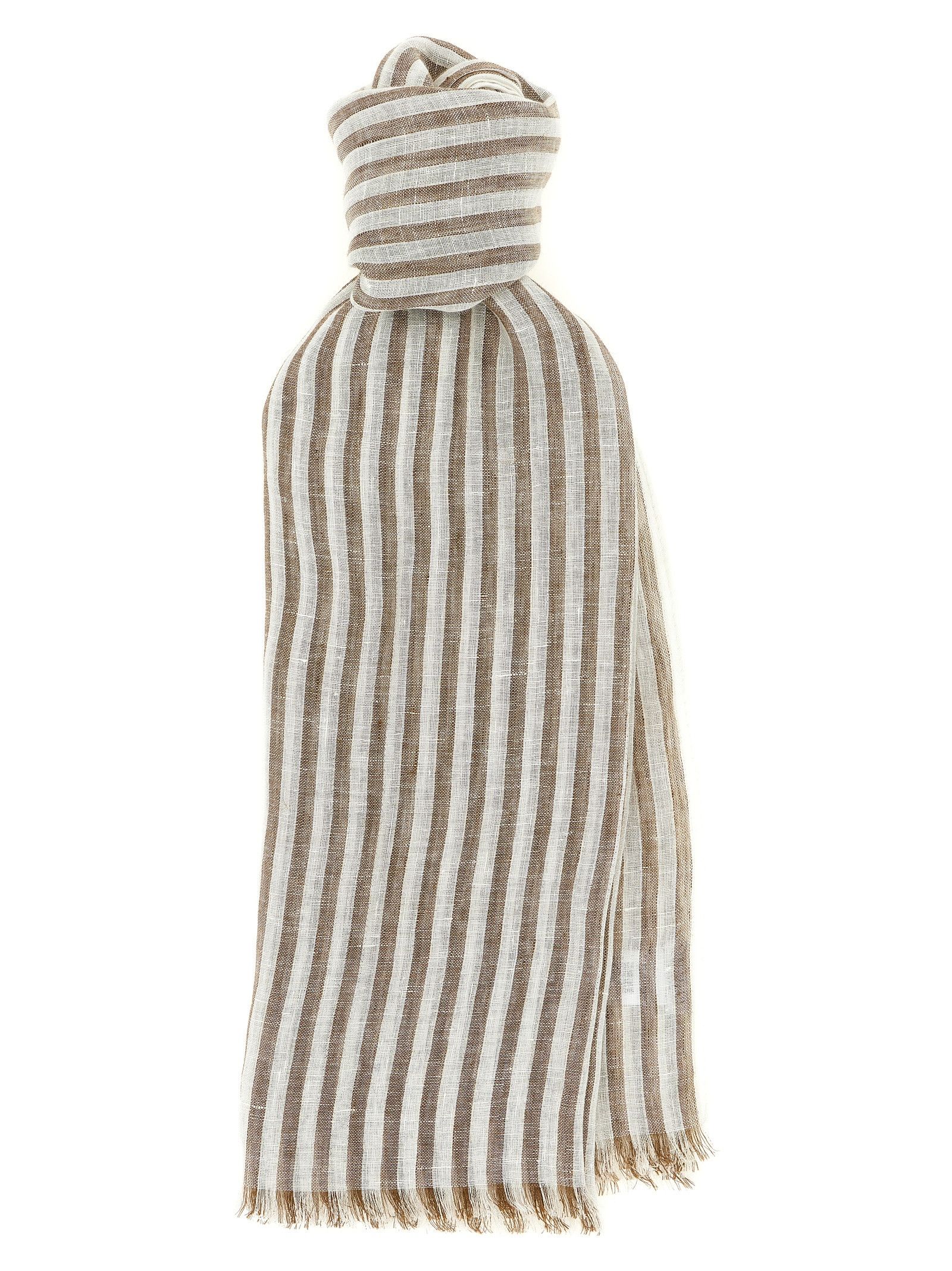 Brunello Cucinelli 'Sparkling' linen scarf Size ONE SIZE - 1 Thumbnail