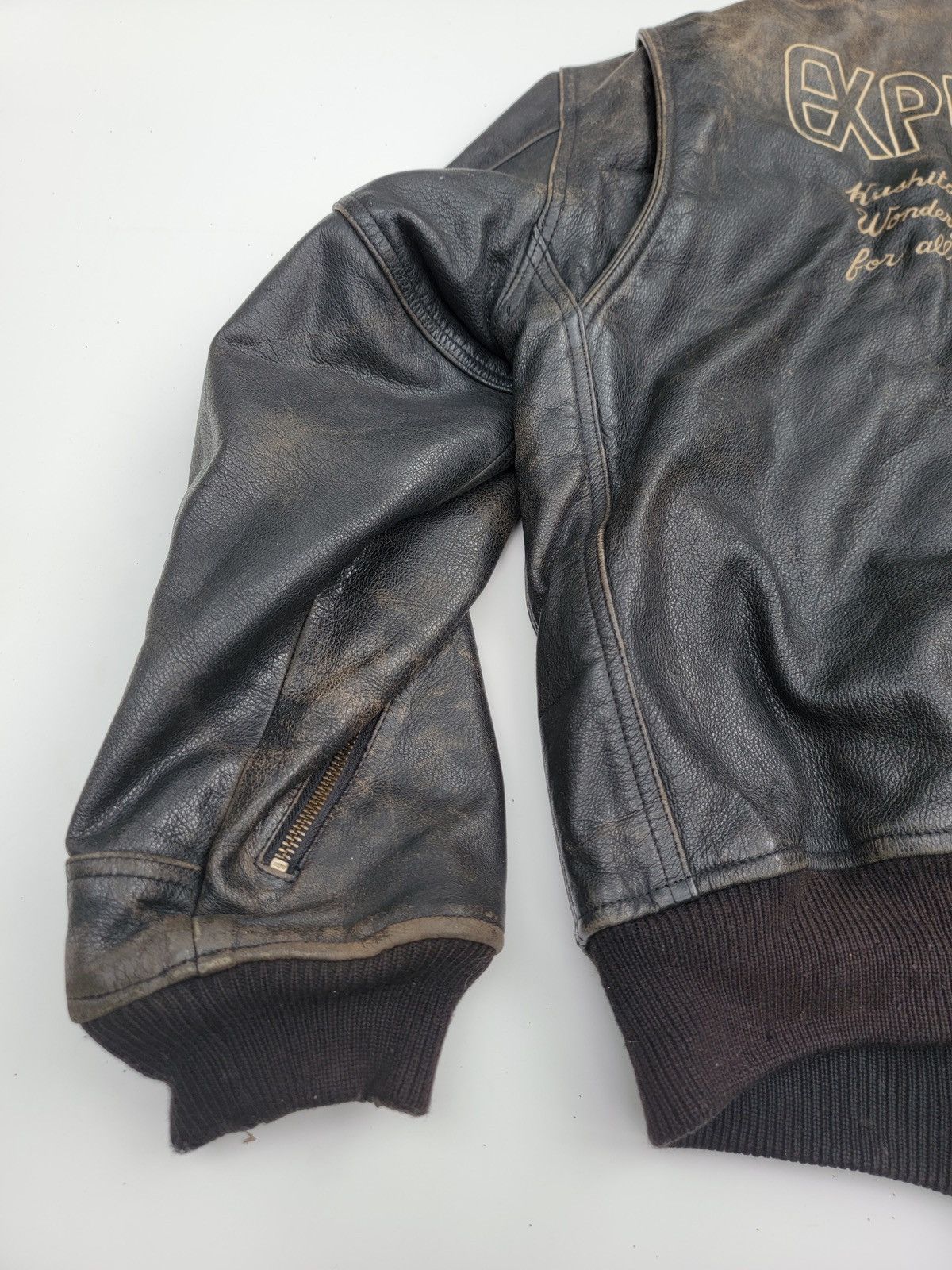 Leather ✅️Vintage Kushitani Leather Jacket Size US L / EU 52-54 / 3 - 7 Thumbnail