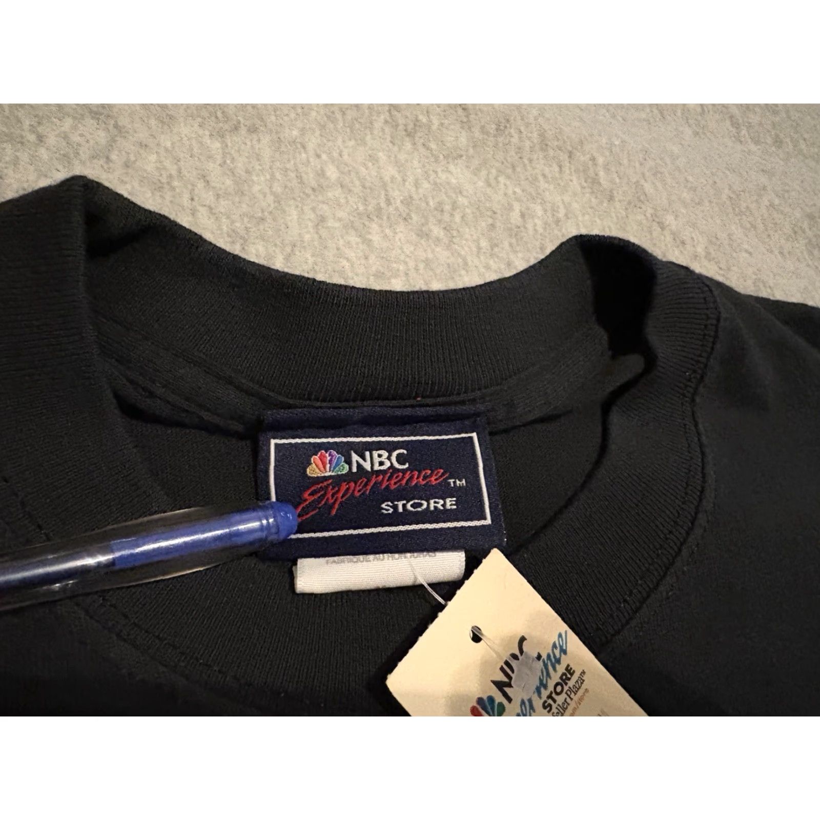 Vintage VINTAGE NBC ER Emergency Room TV Show 1995 Warner Bros. NBC Black Shirt Medium Mens 90s TV Theme Crew Neck Short Sleeve Tee Size US M / EU 48-50 / 2 - 4 Thumbnail