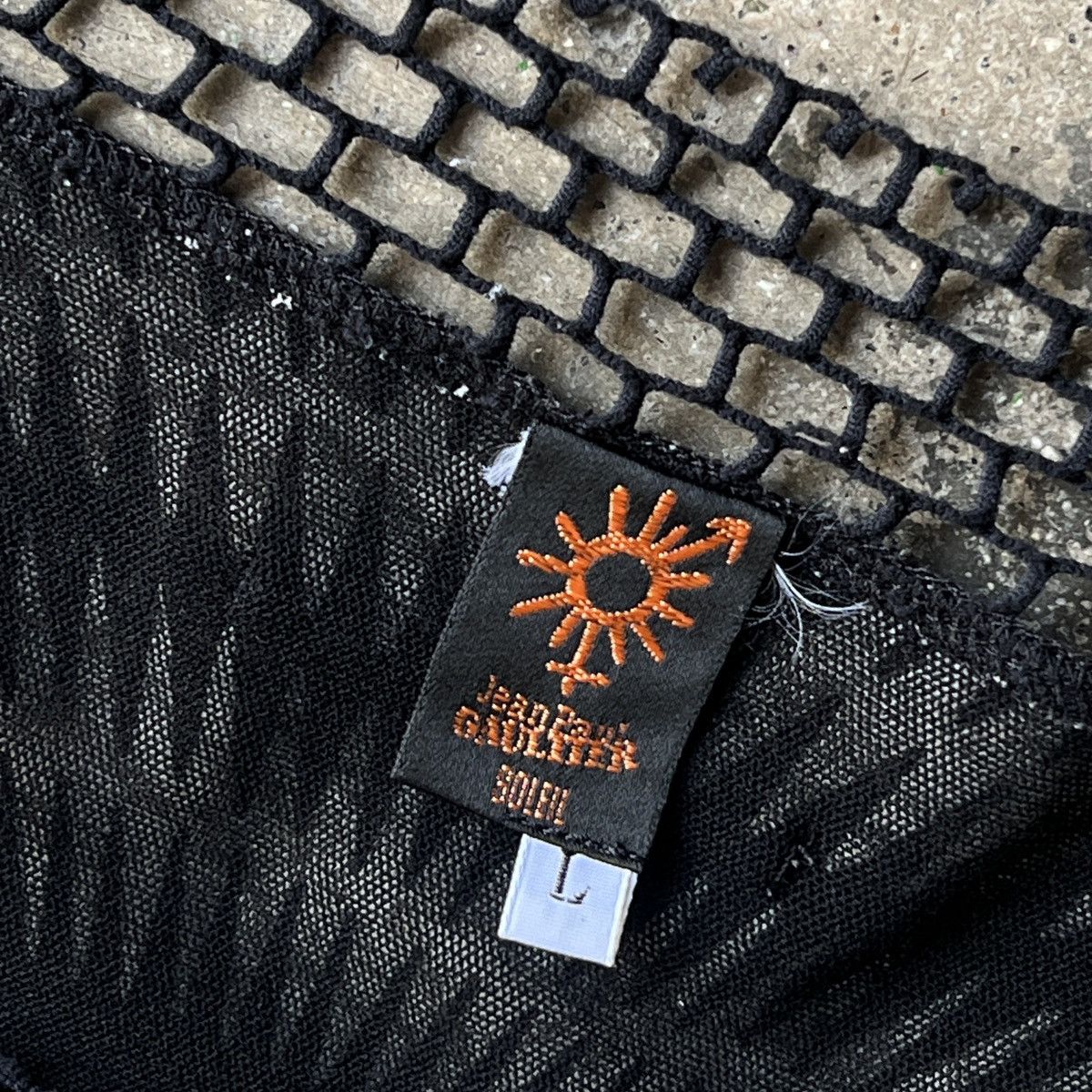 Jean Paul Gaultier Jean Paul Gaultier Soleil 90s Sher Mesh Art Beach Cover Size L / US 10 / IT 46 - 5 Thumbnail