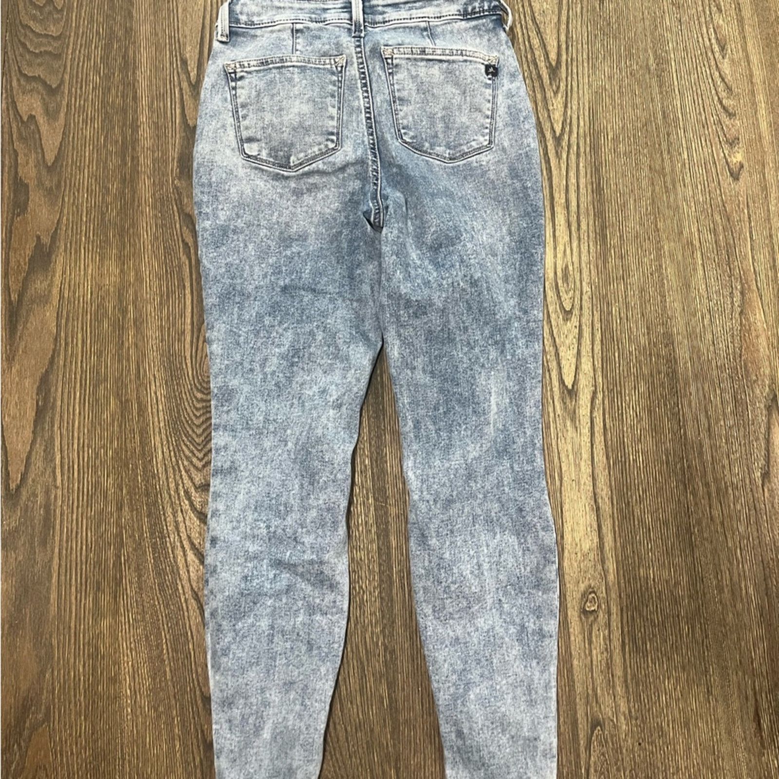Maurice Lacroix M Jeans by Maurices Skinny High Rise Button Fly Split Size 24" / US 00 / IT 34 - 11 Thumbnail