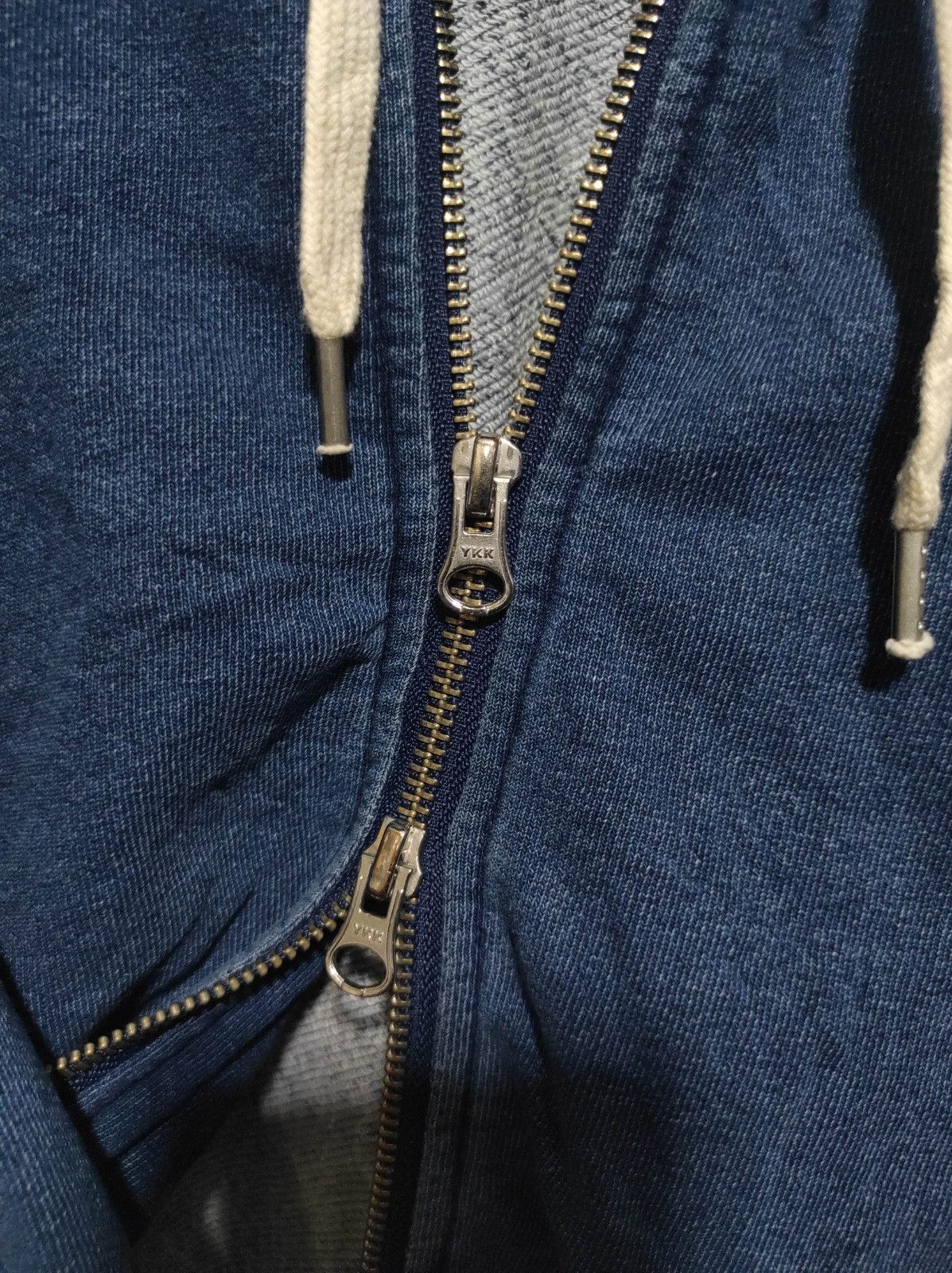 Japanese Brand Jack & Marie denim double zip fur hoodie ifsix LGB style Size US S / EU 44-46 / 1 - 5 Thumbnail