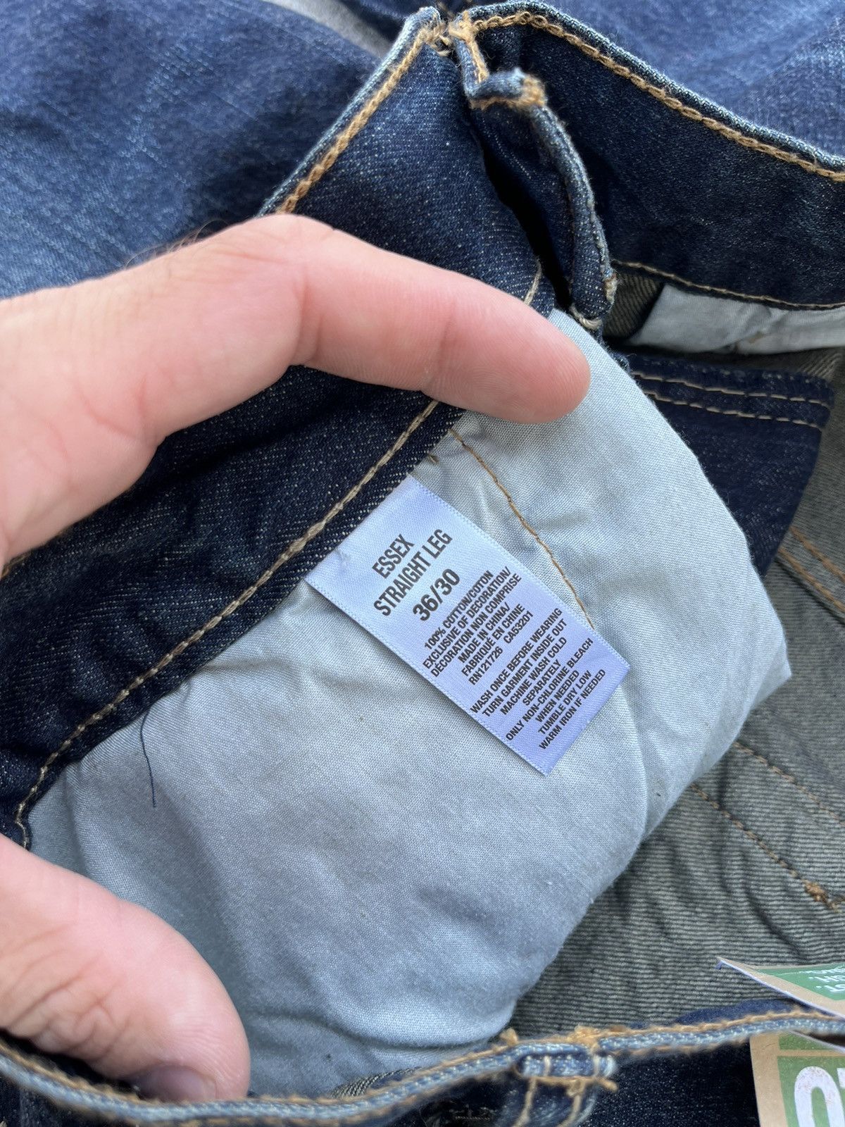 Aeropostale × JNCO × Vintage NEW Crazy Aeropostale Essex Straight Jeans Size US 36 / EU 52 - 7 Thumbnail