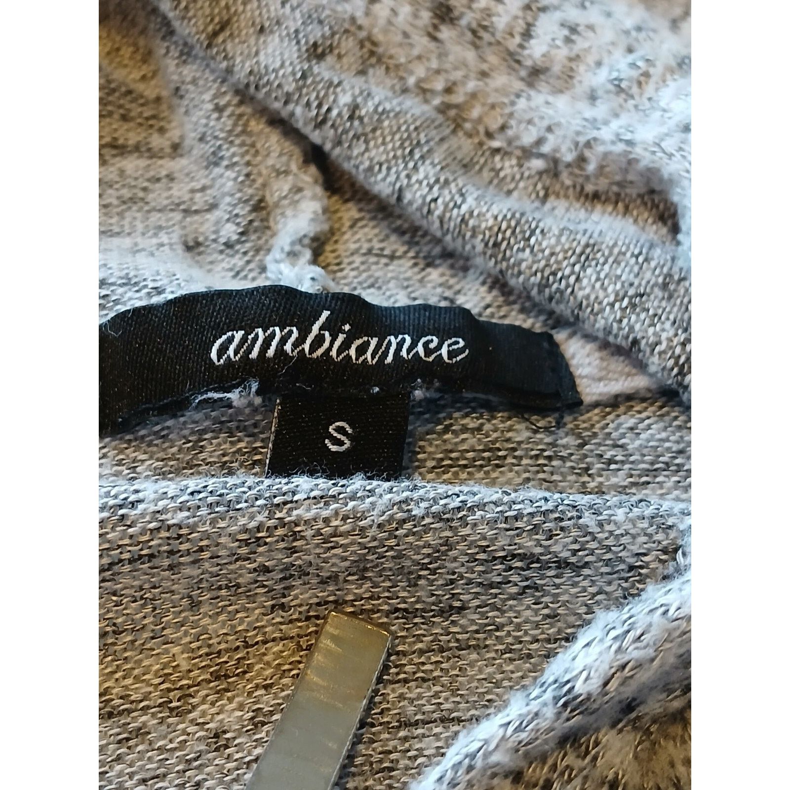 Other Ambiance Women's (Small) Light Gray Jacket Size S / US 4 / IT 40 - 1 Thumbnail