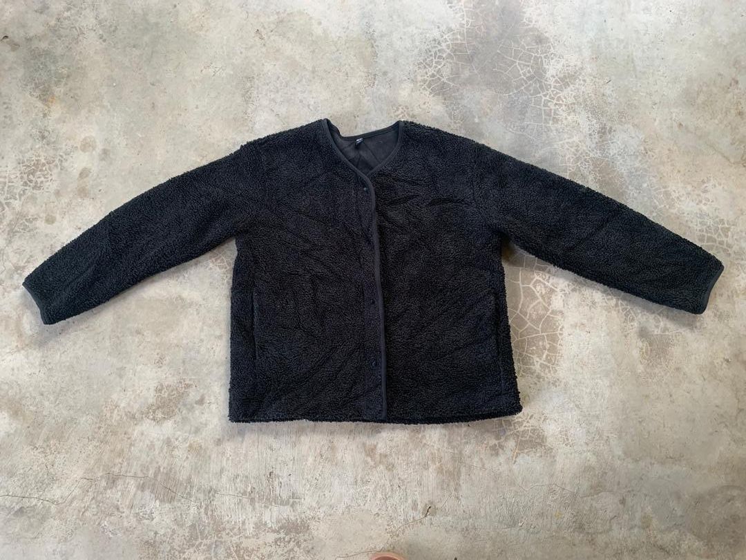 Japanese Brand × Uniqlo Uniqlo Sherpa Fleece Button up cardigan Size L / US 10 / IT 46 - 3 Thumbnail