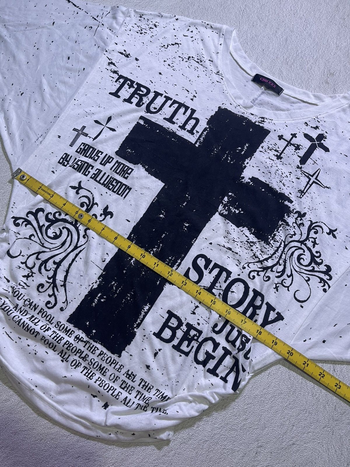 Japanese Brand Y2K CHU XXX long sleeve tshirt punk ifsix style Size M / US 6-8 / IT 42-44 - 9 Thumbnail