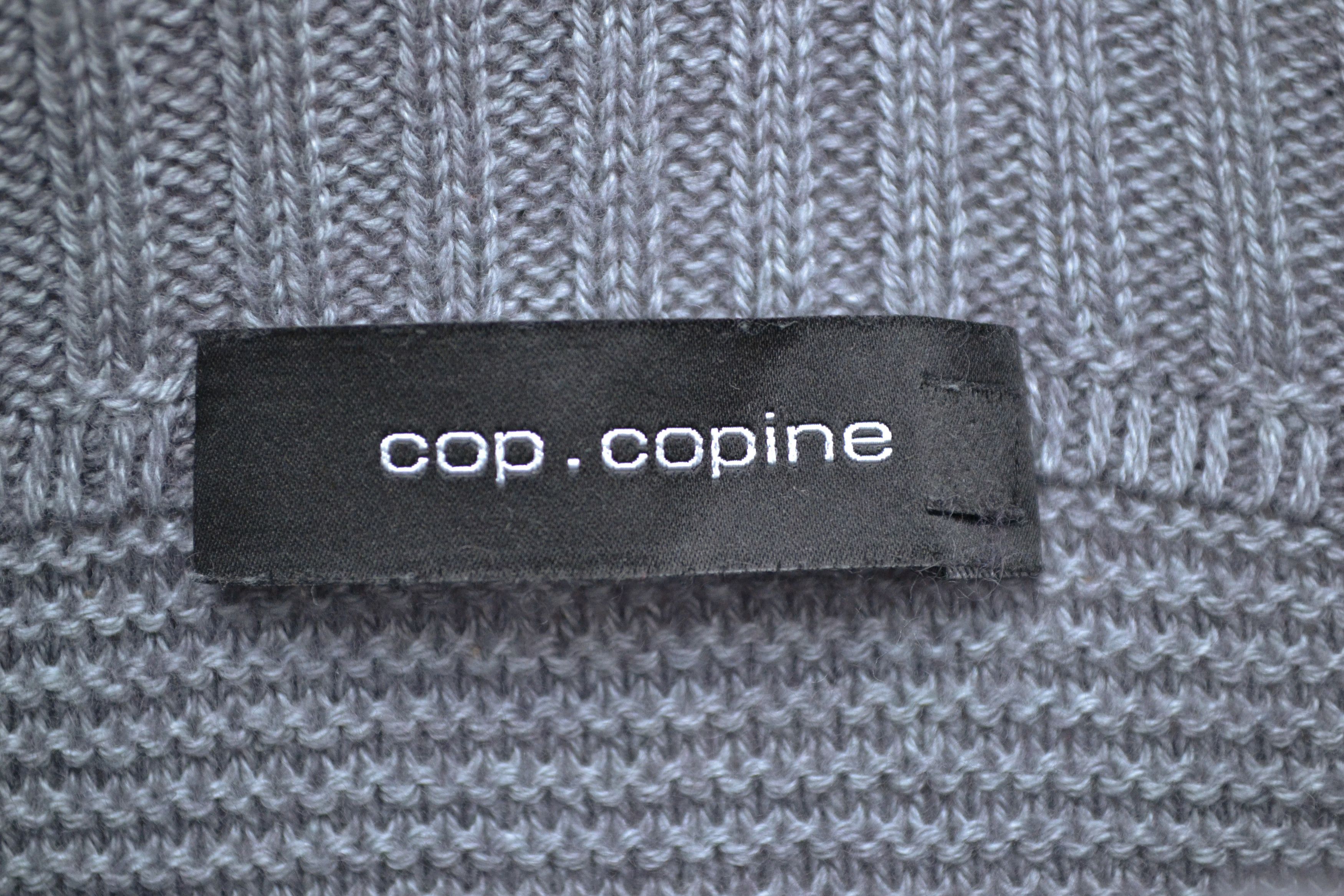 Cop Copine Cop Copine Asymmetrical Turtle Neck Wool Cotton Toki Sweater Size S / US 4 / IT 40 - 8 Thumbnail