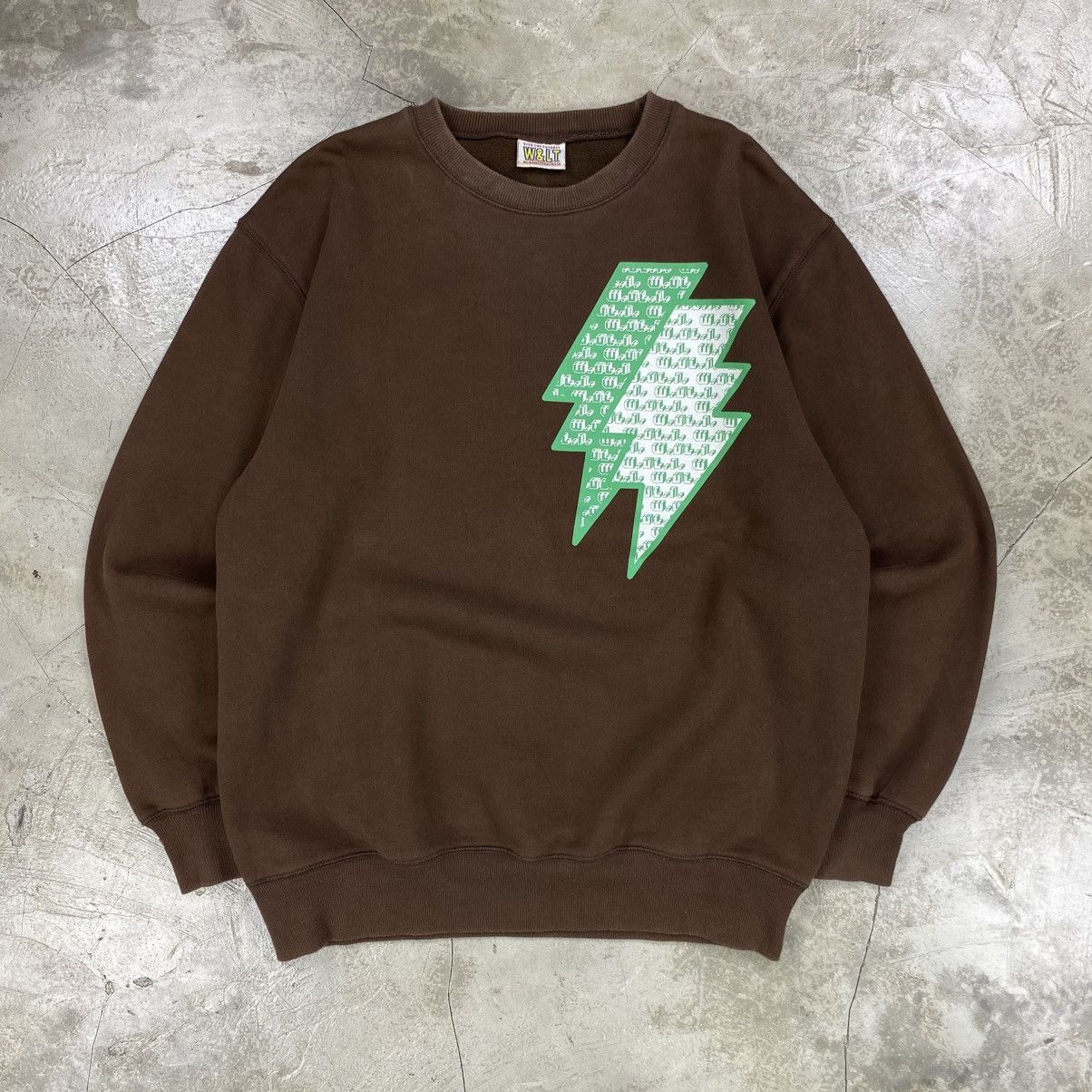 Walter Van Beirendonck W&LT Lightning Bolt Graphic Sweater Size US L / EU 52-54 / 3 - 1 Thumbnail