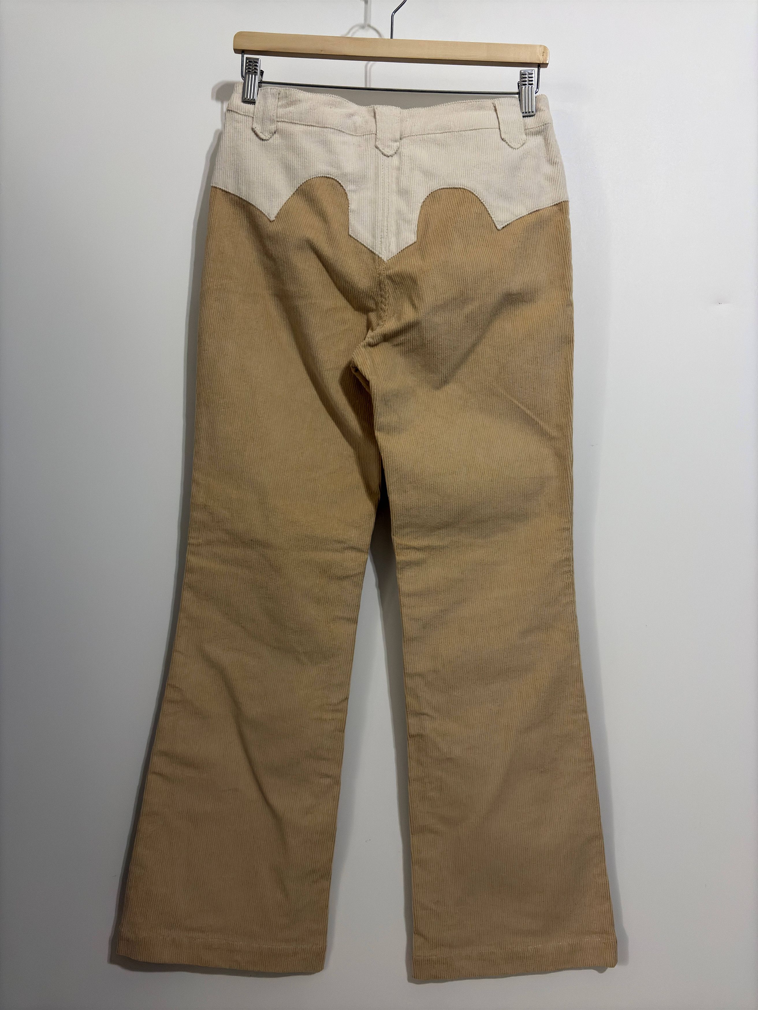 Paloma Wool Western Yoke Detail Color Block Pants Size 26" / US 2 / IT 38 - 3 Thumbnail