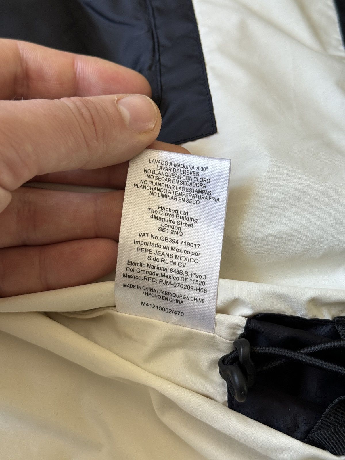 Hackett Hackett London Nylon Down Puffer Vest Navy Inner Hood Size US M / EU 48-50 / 2 - 15 Thumbnail