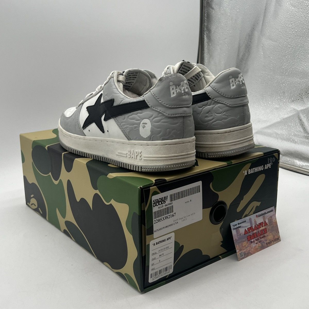 Bape BAPESTA LOW M2 Size US 8 / EU 41 - 4 Thumbnail