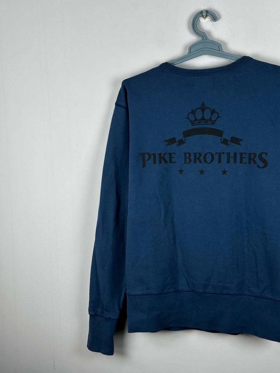 Pike Brothers Pike Brothers Loop Blue Luxury Sweatshirt Made In Portugal Size US XL / EU 56 / 4 - 10 Thumbnail