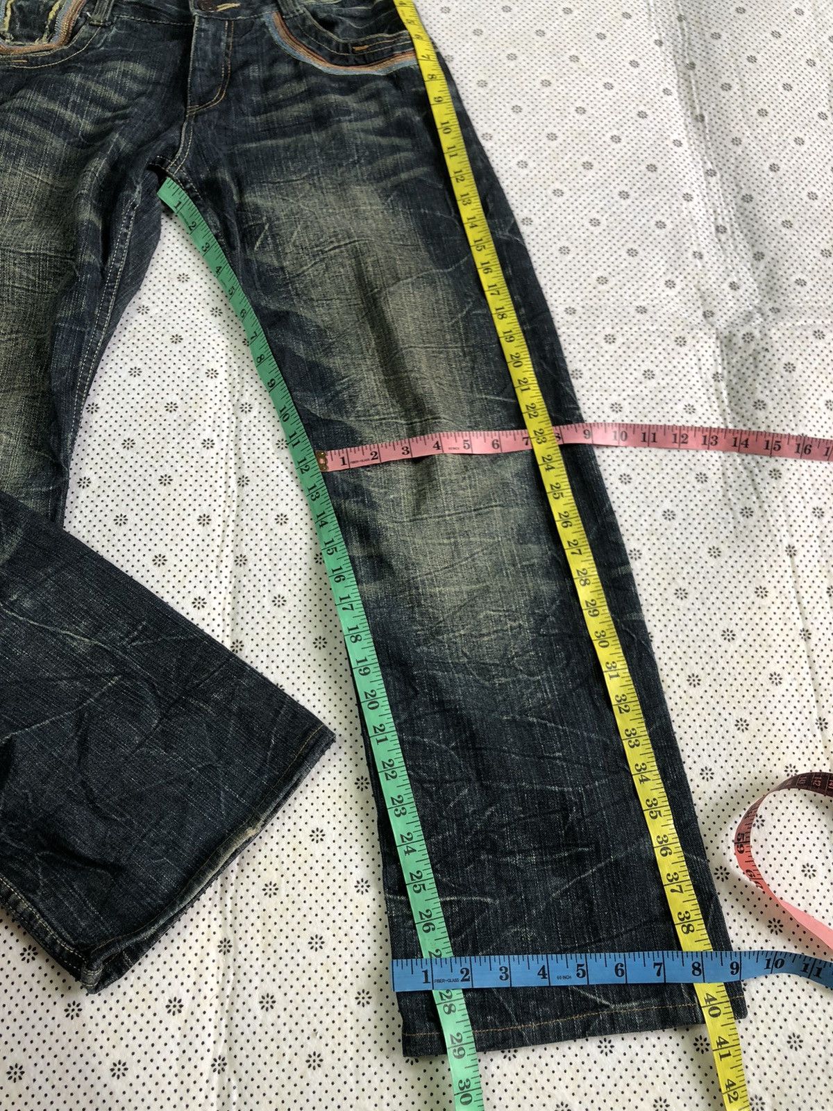 Hysteric Glamour Root Three Style flared jean Size 31" - 9 Thumbnail