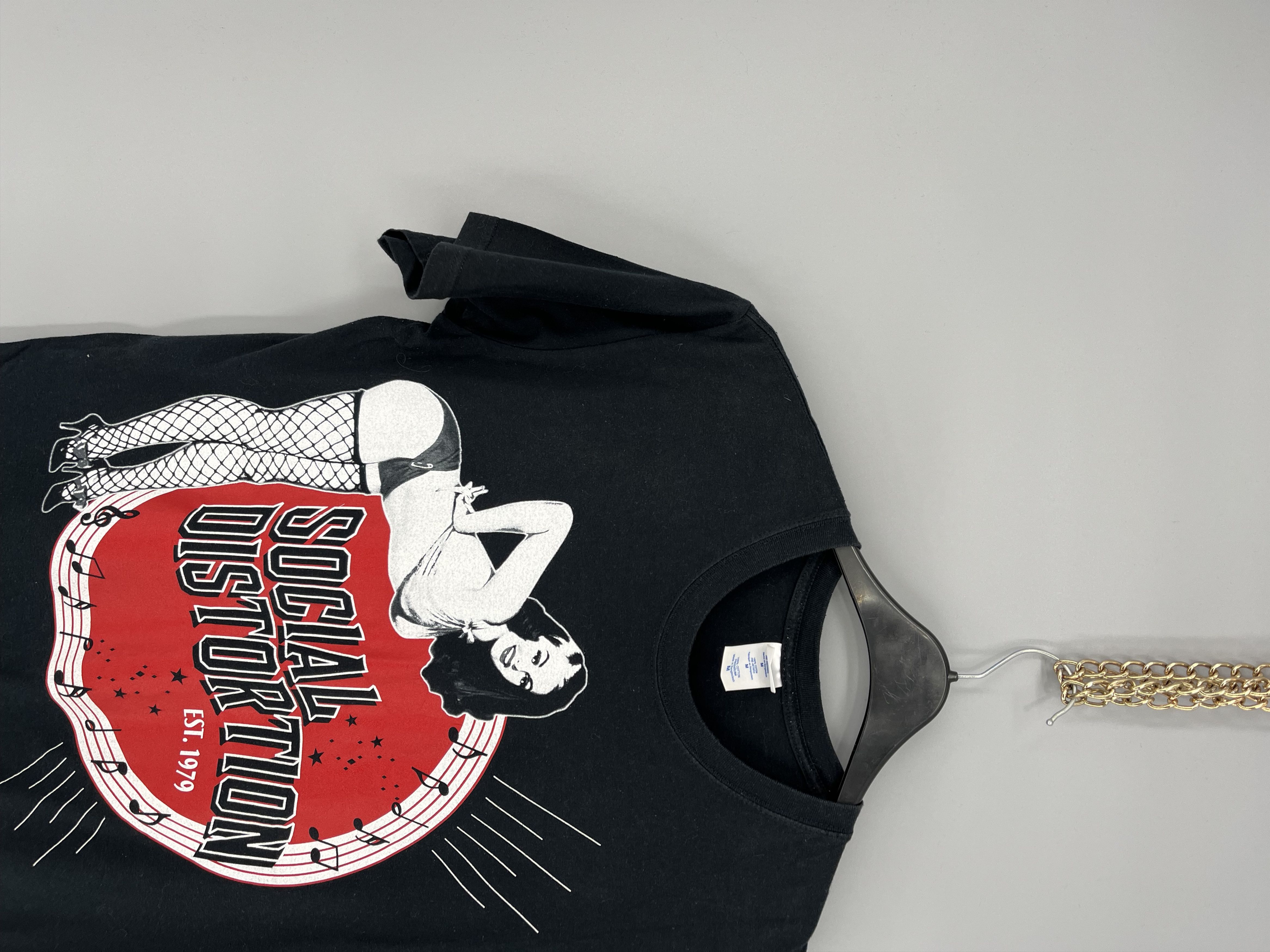 Band Tees × Vintage Vintage Social Distortion Punk Band Sexy t-shirt Y2K Size US M / EU 48-50 / 2 - 5 Thumbnail