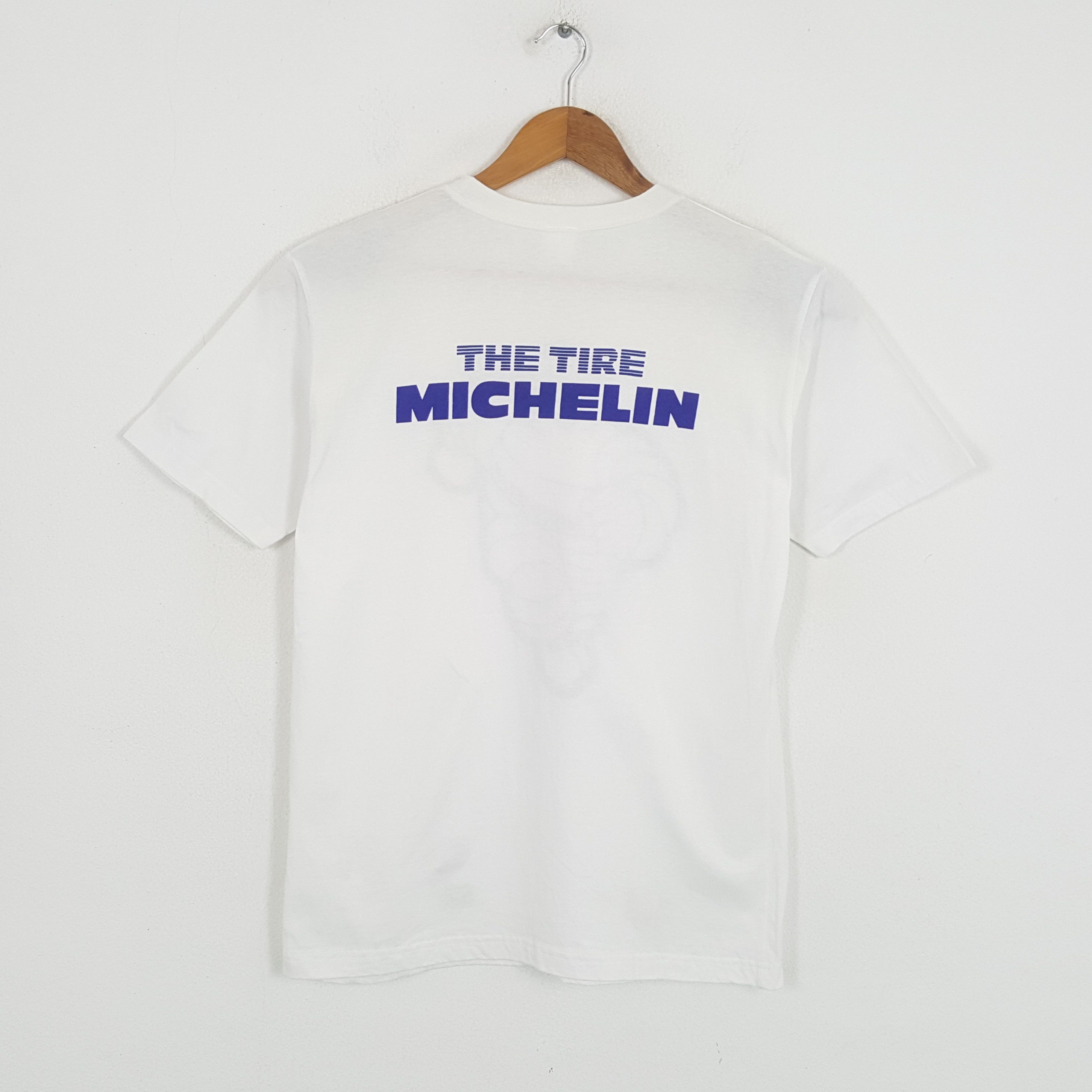 Japanese Brand × Vintage Vintage THE TIRE MICHELIN Formula One Racing T-Shirts Size US L / EU 52-54 / 3 - 3 Thumbnail