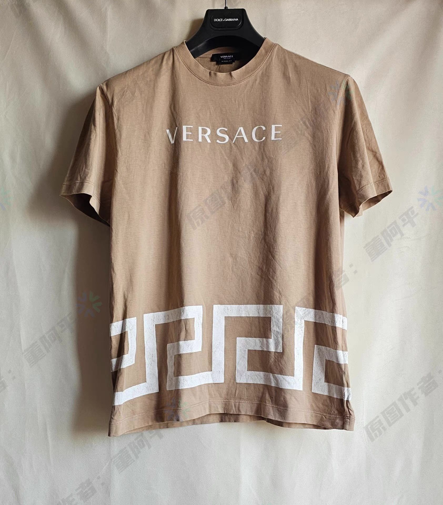 Versace Versace men's short-sleeve T-shirt。 Q4 Size US M / EU 48-50 / 2 - 1 Thumbnail