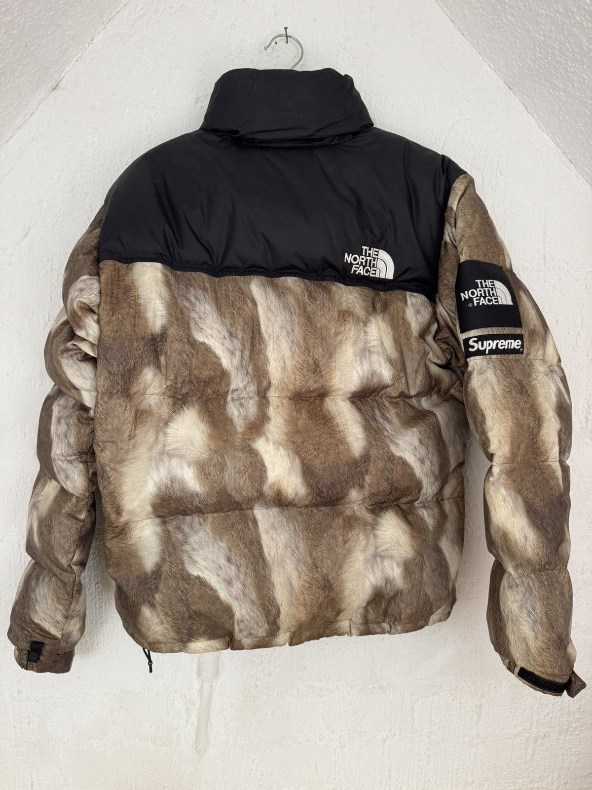 Supreme × The North Face Supreme x The North Face FW13 Fur Print Nuptse Jacket Size US S / EU 44-46 / 1 - 5 Thumbnail