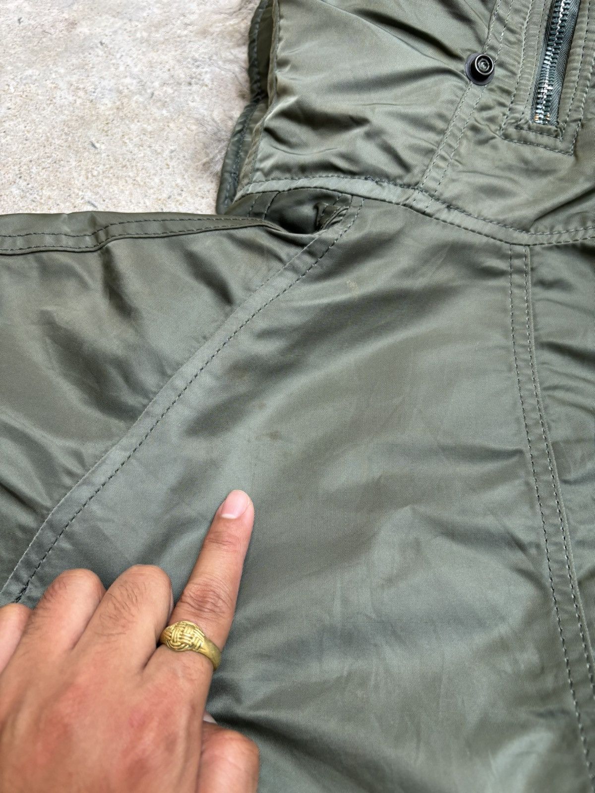 Alpha Industries Vintage N-2B ALPHA Fur Bomber Jacket Green Size US L / EU 52-54 / 3 - 15 Thumbnail