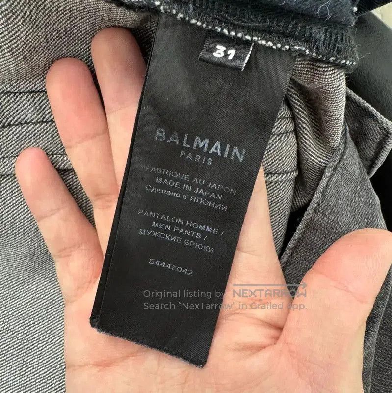Balmain Balmain M Size Black Denim Casual Pants . Size US 32 / EU 48 - 6 Thumbnail