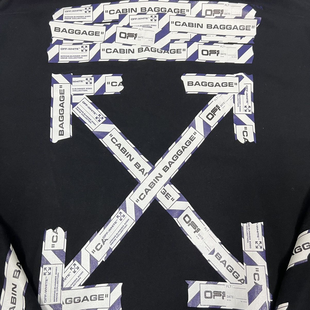 Off-White OFF-WHITE SS20 Airport Tape Arrow Hoodie Size US S / EU 44-46 / 1 - 5 Thumbnail