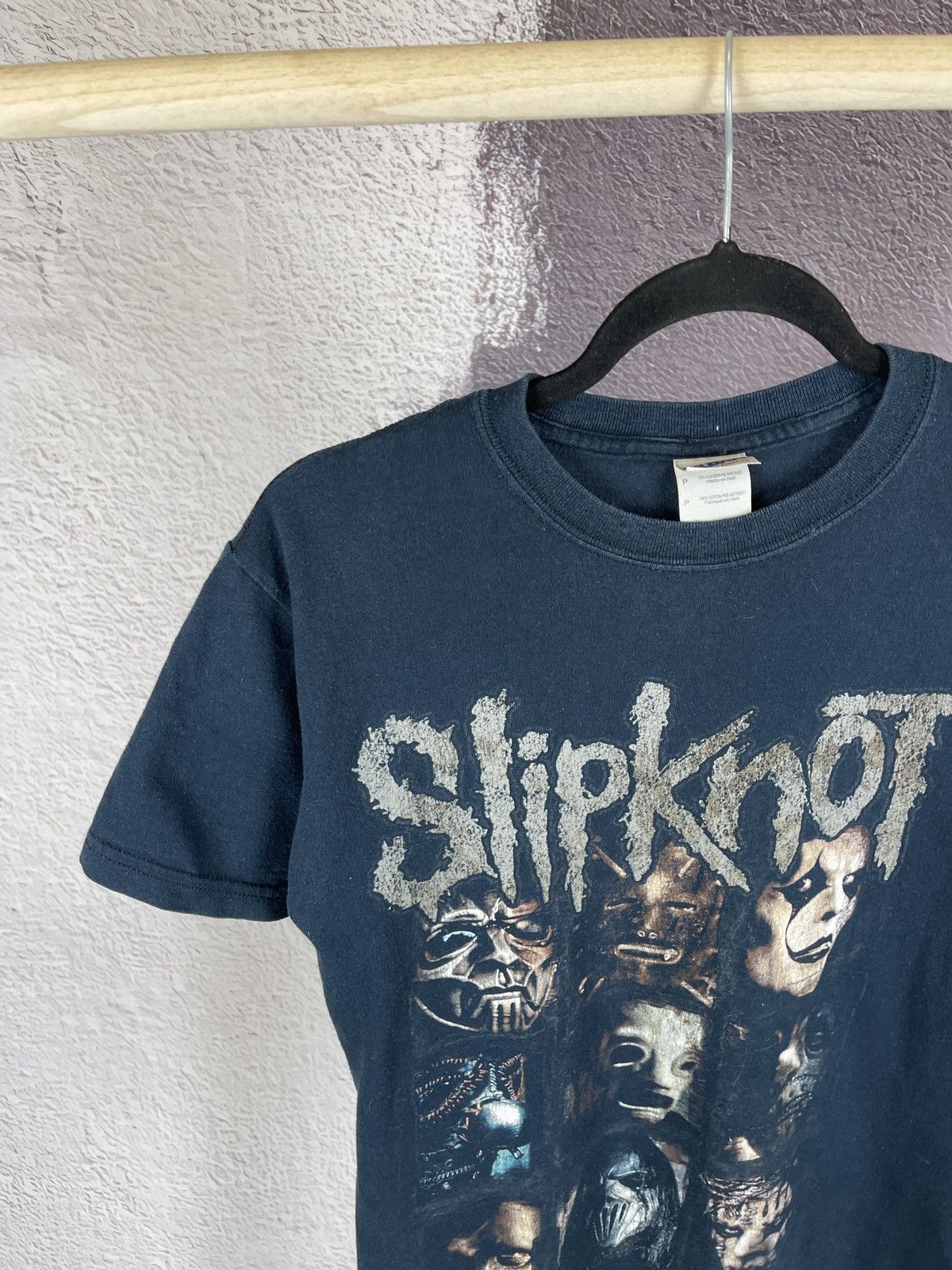 Band Tees Slipknot vintage y2k faces portrait big logo tee shirt Size US S / EU 44-46 / 1 - 3 Thumbnail