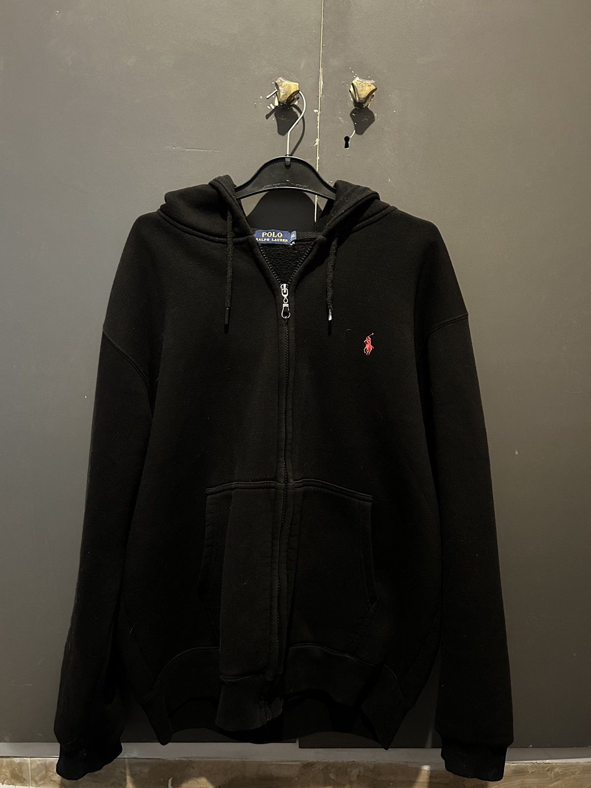 Polo Ralph Lauren Polo La Floren Black & Red Logo Jacket Timeless